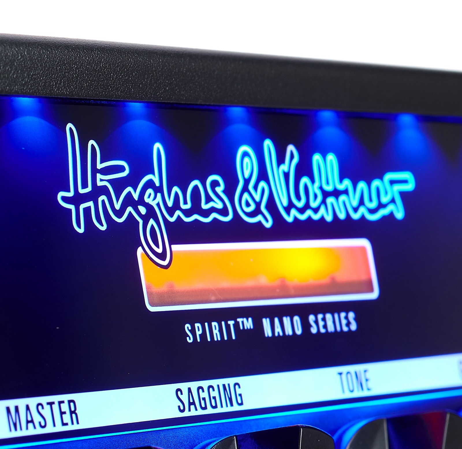Hughes & Kettner Spirit of Rock Nano-Topteil für E-Gitarre, Logo vorne