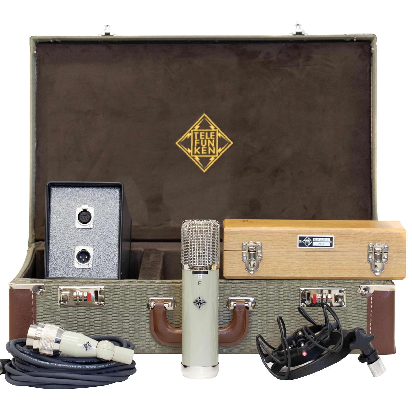 Telefunken ELA M 251E Mirofon mit Zubehör