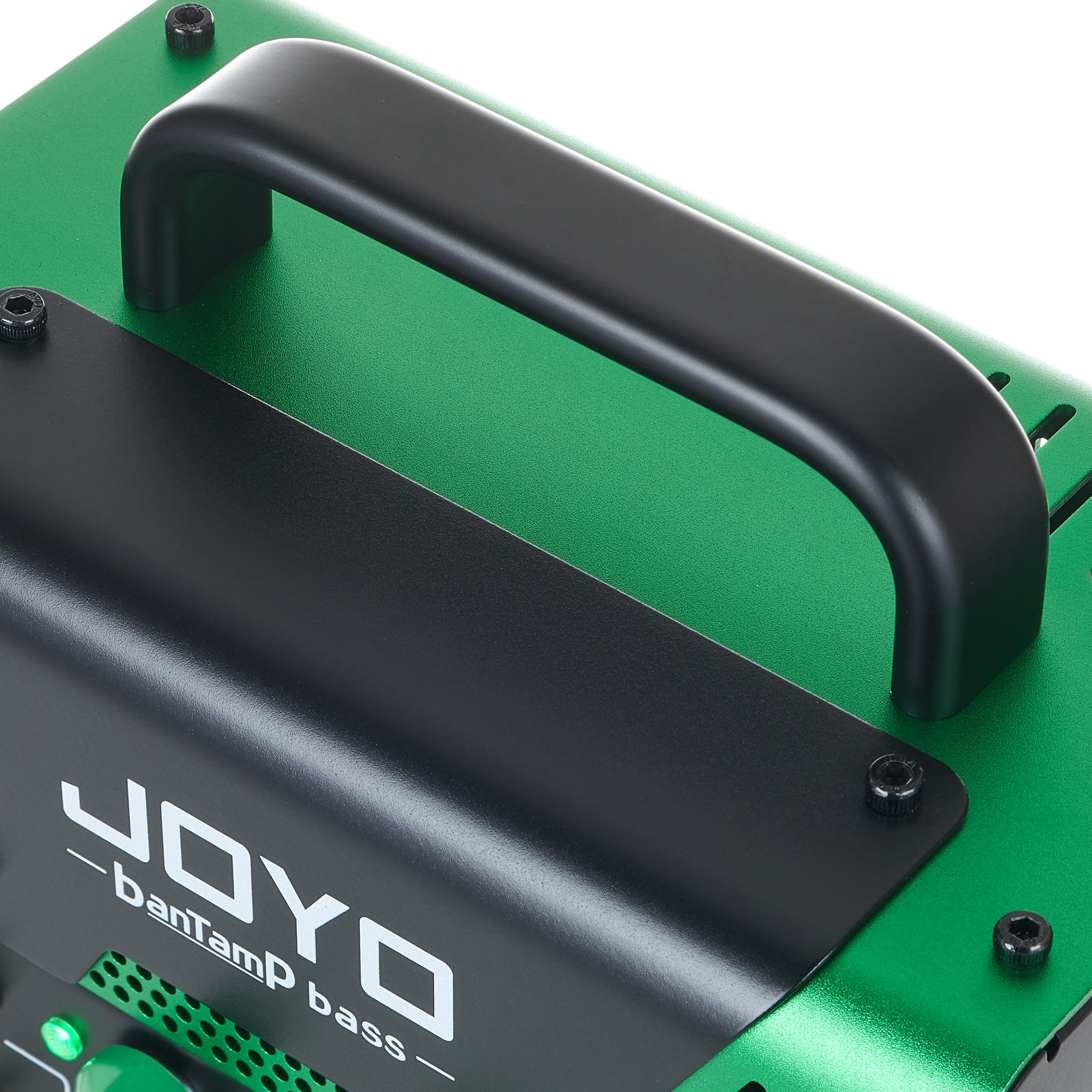 Griff am Joyo BanTamP BadASS Hybrid Topteil für E-Bass