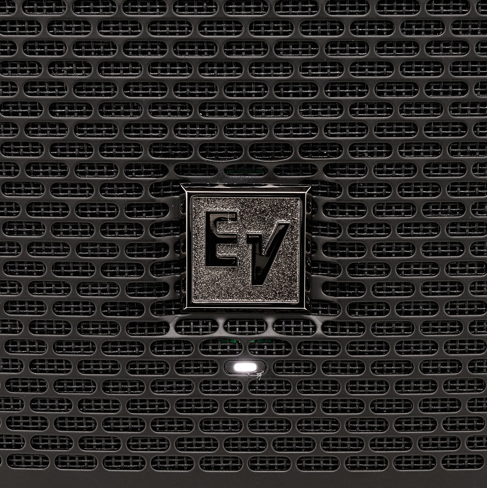 EV logo on the ELX200-12SP 12" Active Subwoofer System