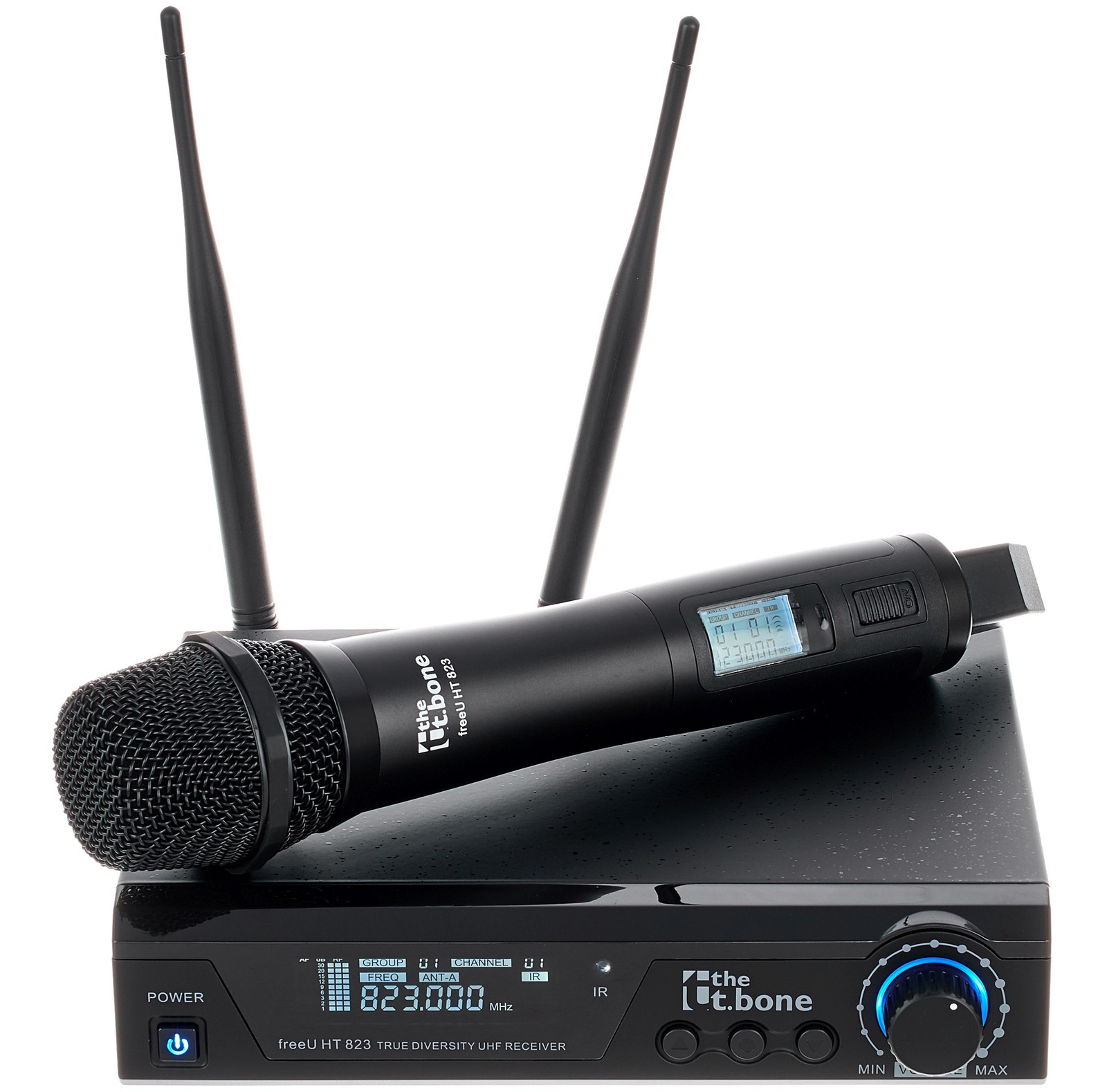 Handsender Mikrofon und Empfänger des the t.bone freeU HT 823 