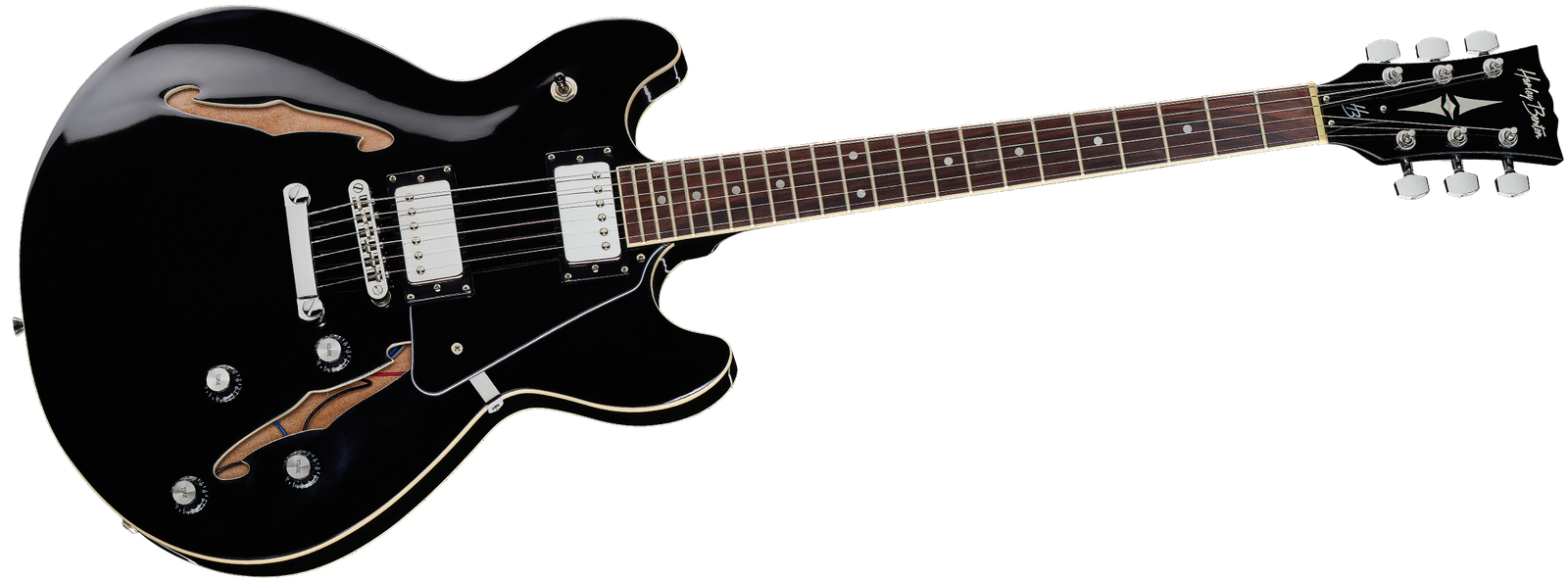 Harley Benton HB-35 BK Vintage Series electric guitar