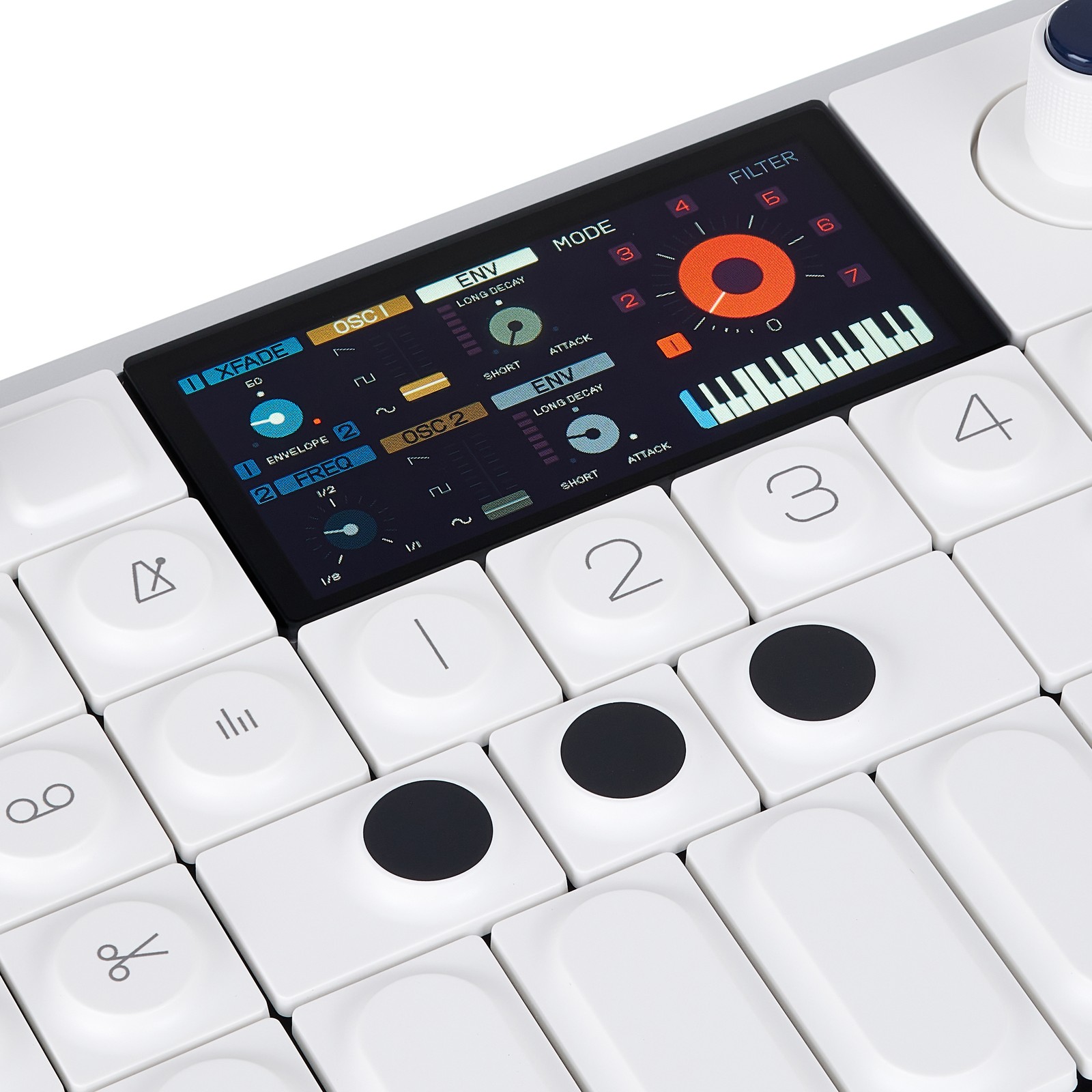 Écran du synthé OP-1 Field de Teenage Engineering