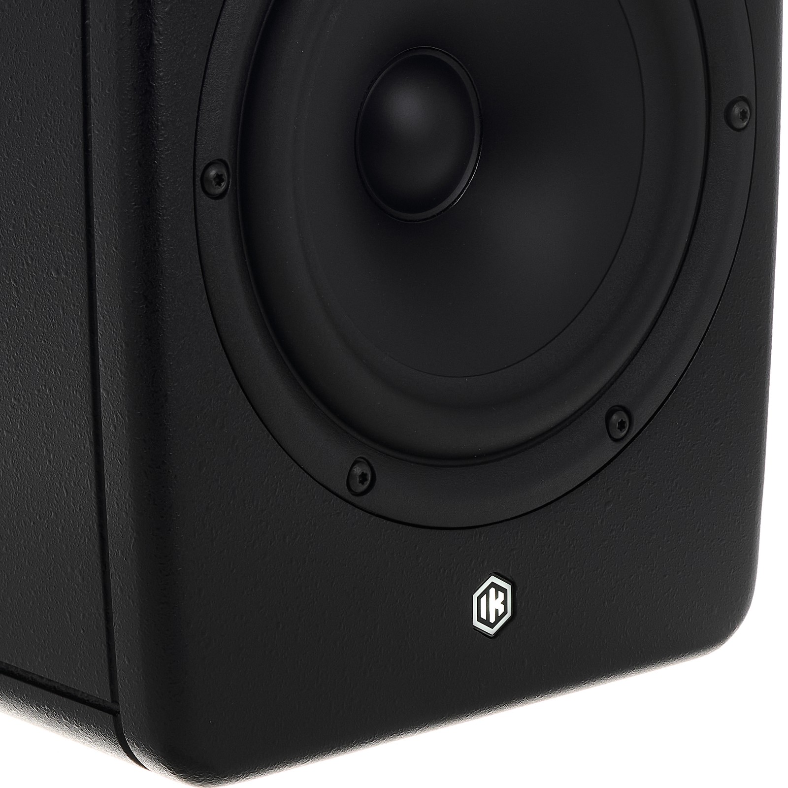Manufacturer's logo, IK Multimedia iLoud Precision 6 MKII, active monitoring speaker