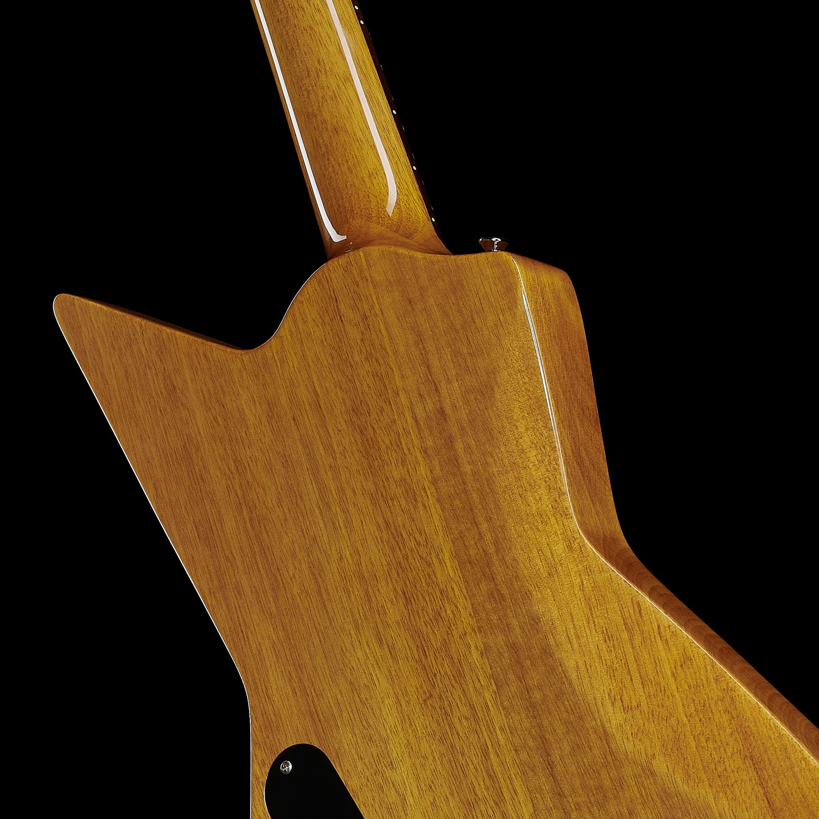 Cuello encolado en la parte trasera de la Harley Benton EX-76 Classic AN