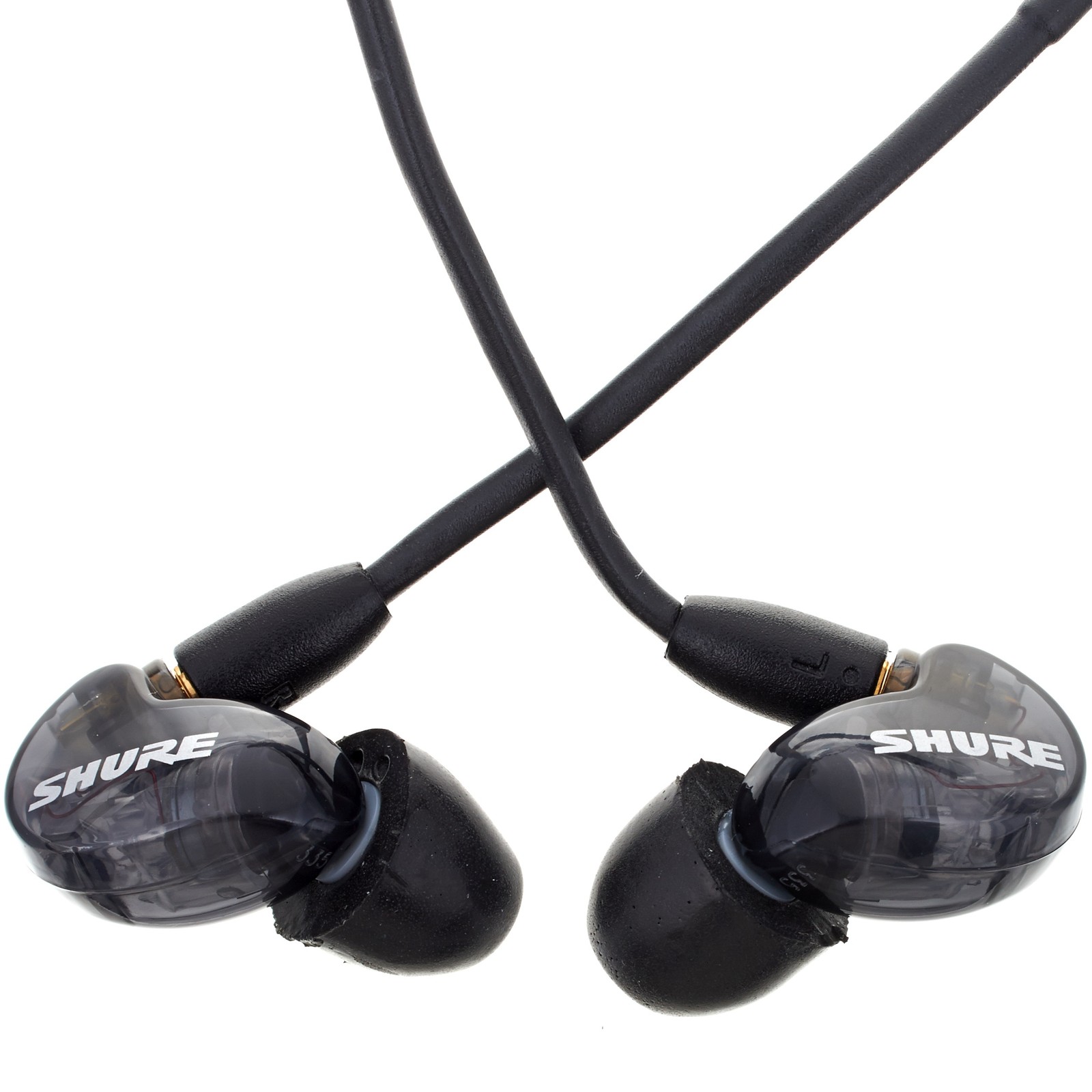 Nahaufnahme der Shure SE215-K