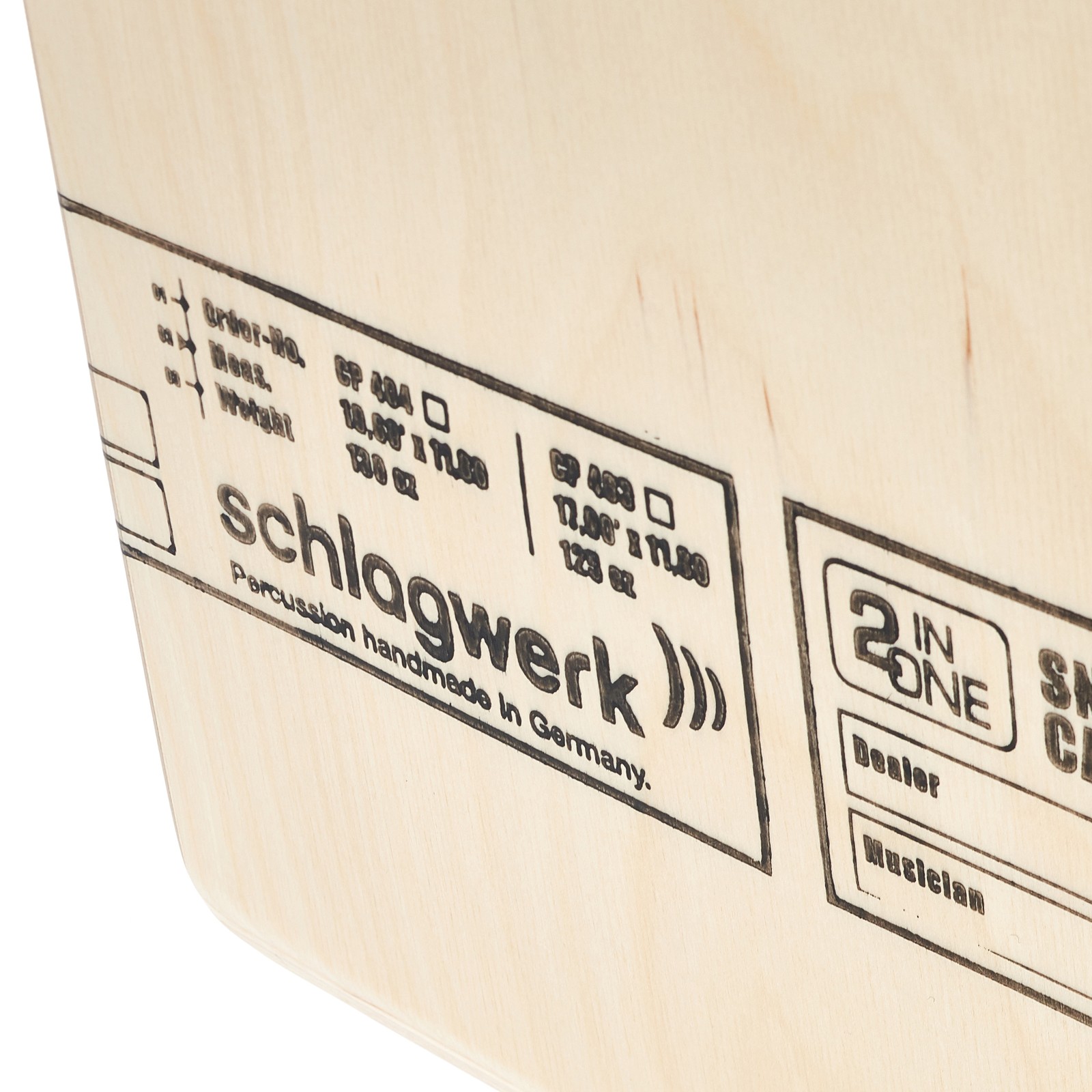 Logotipo de Schlagwerk CP404BLK Cajon Black Edition