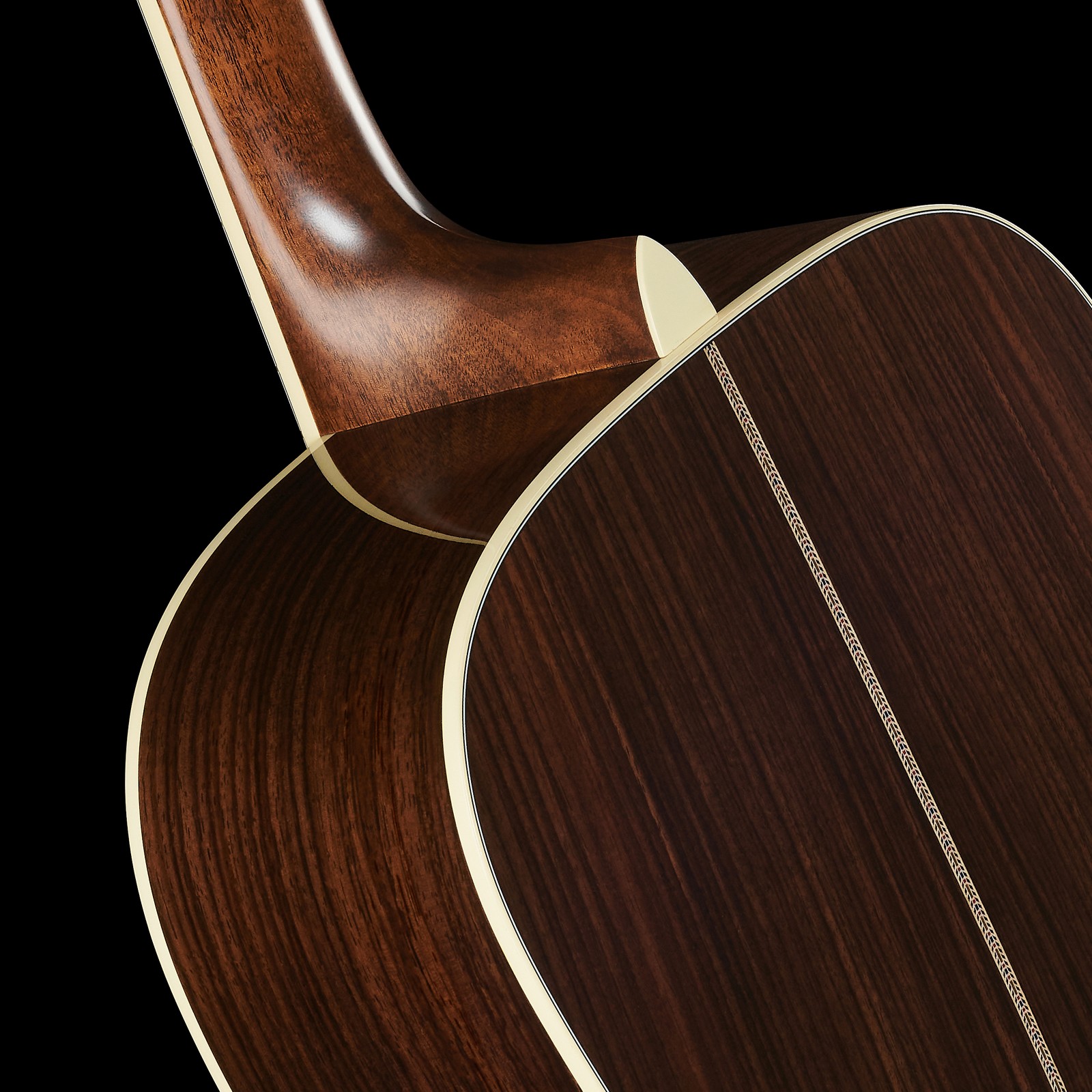 Halsübergang der Martin Guitars D41 LH Westerngitarre