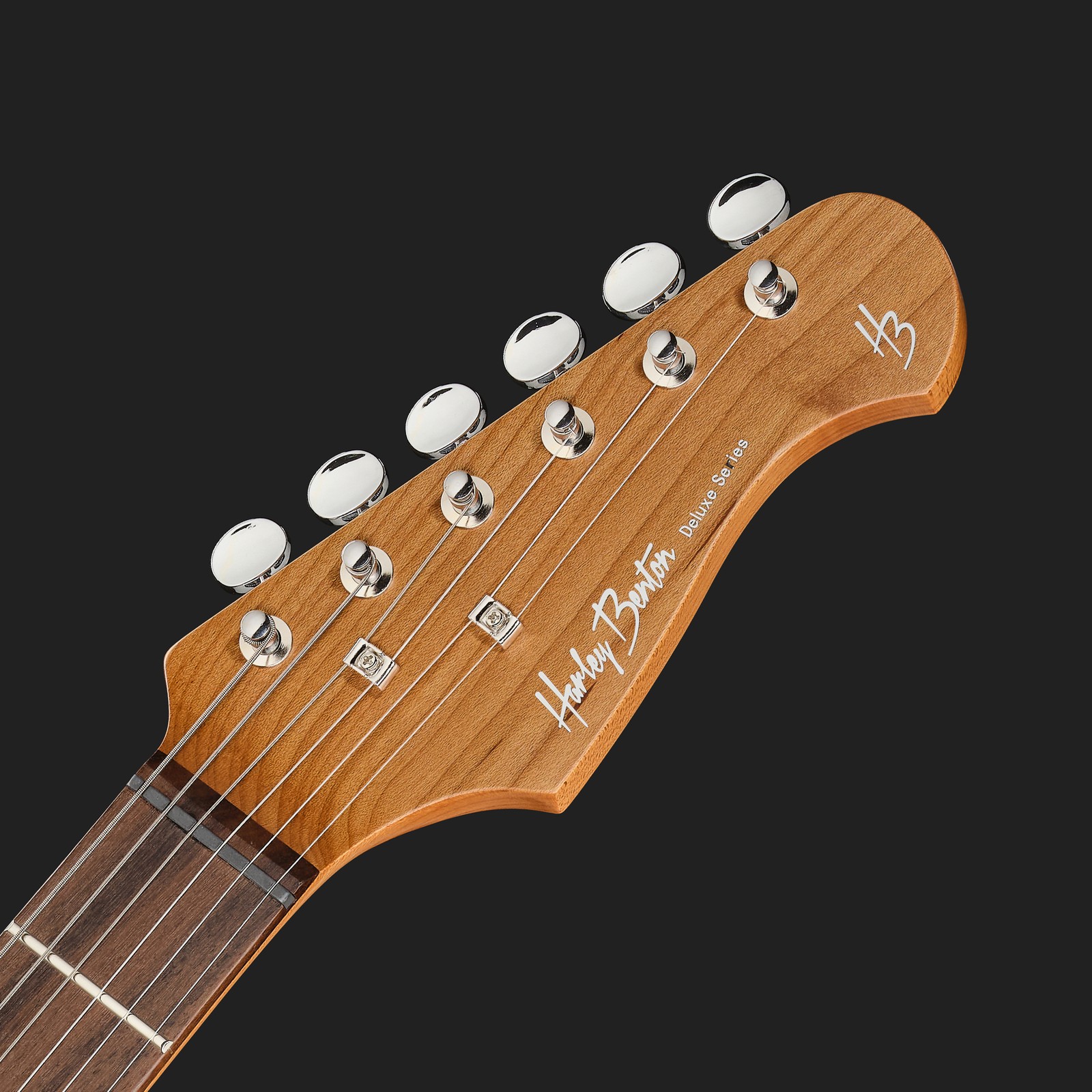 Kopfplatte der Harley Benton ST-Modern HSS FBLB
