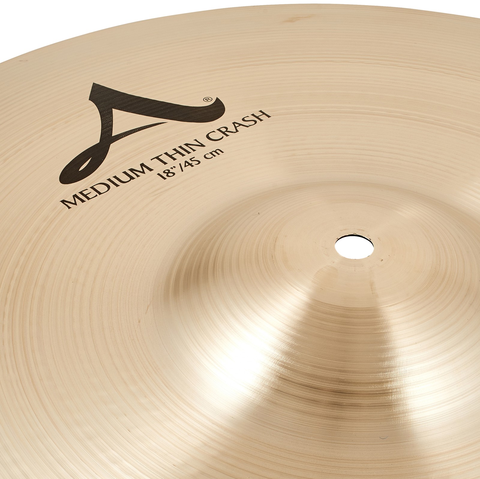 Oberfläche des Zildjian 18" A-Series Medium Thin Crash