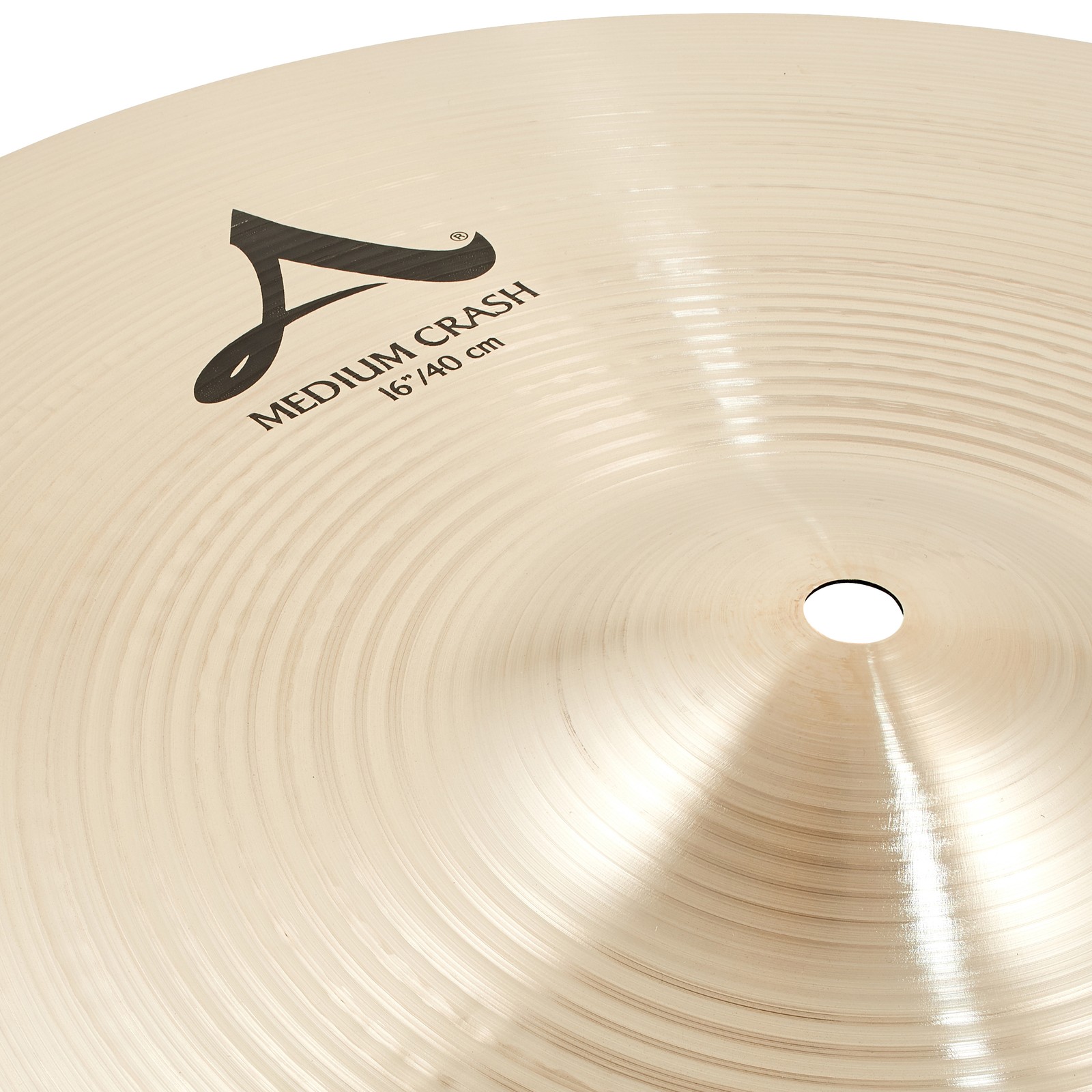 Oberfläche des Zildjian 16" A-Series Medium Crash