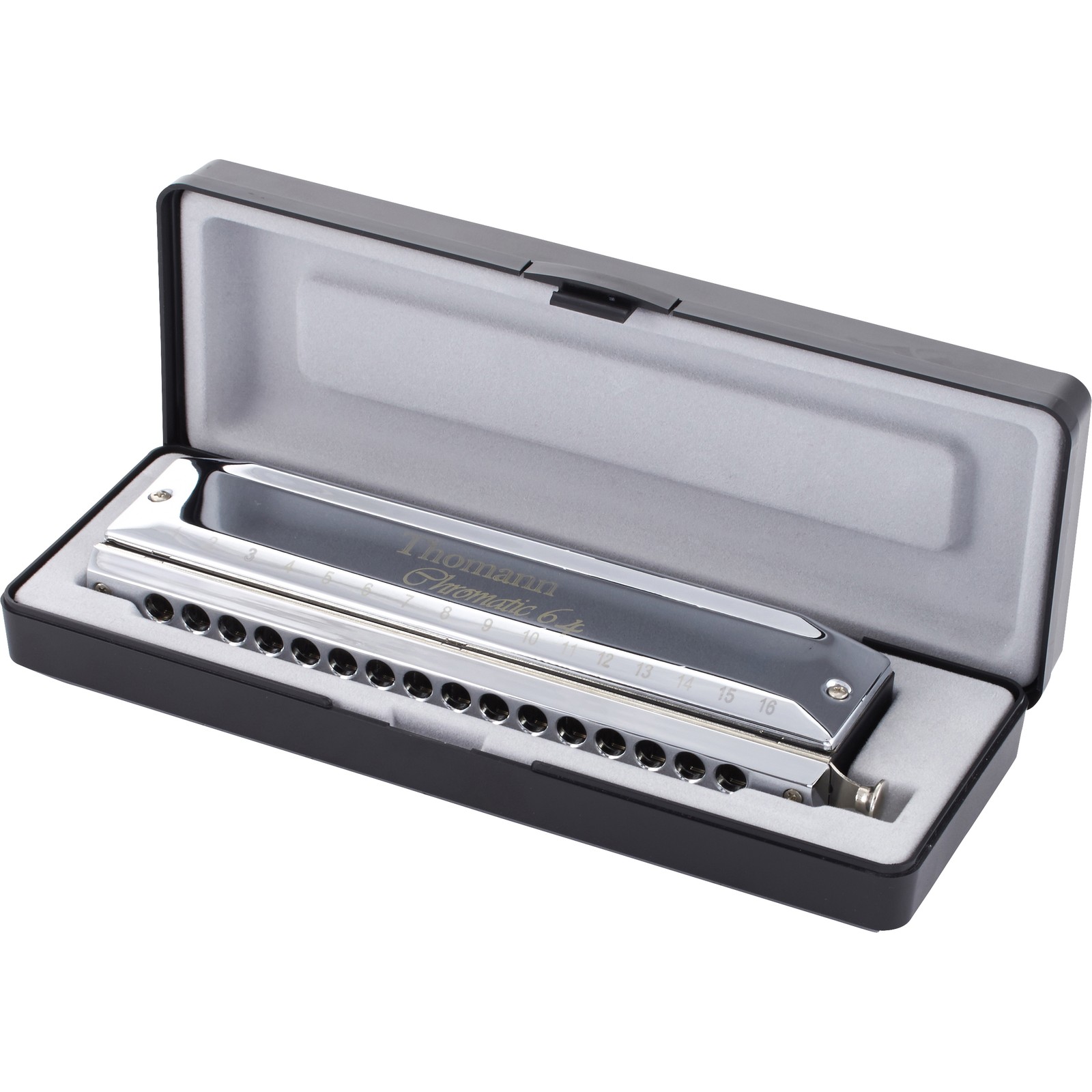 Thomann Chromatic 64 Mundharmonika mit Case