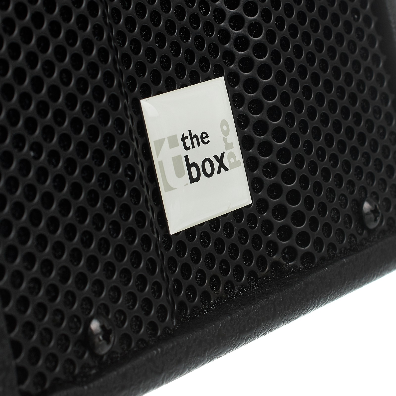the box pro logo on the front grille