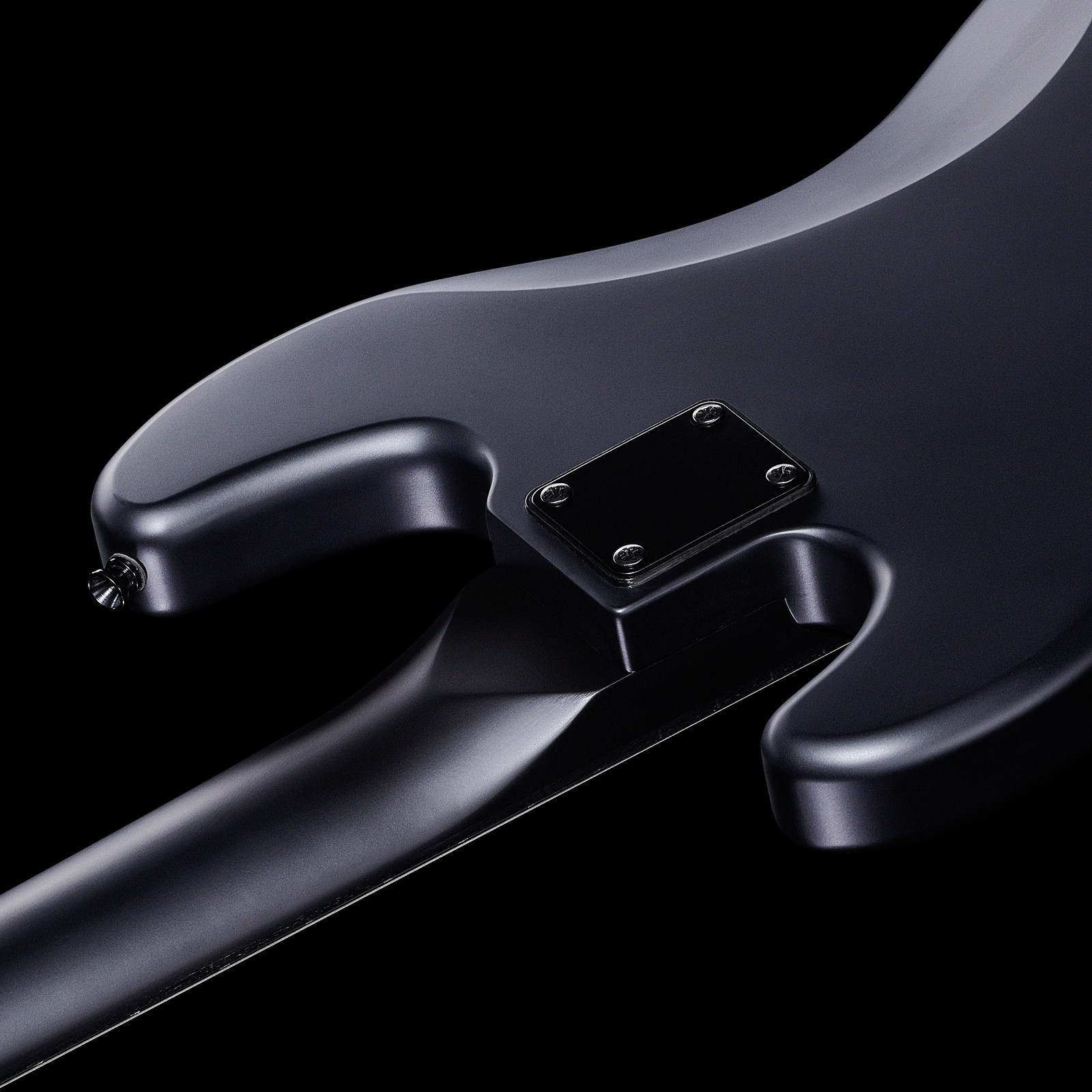 Harley Benton PJ-5 SBK Deluxe Series 5-Saiter E-Bass, Halsübergang