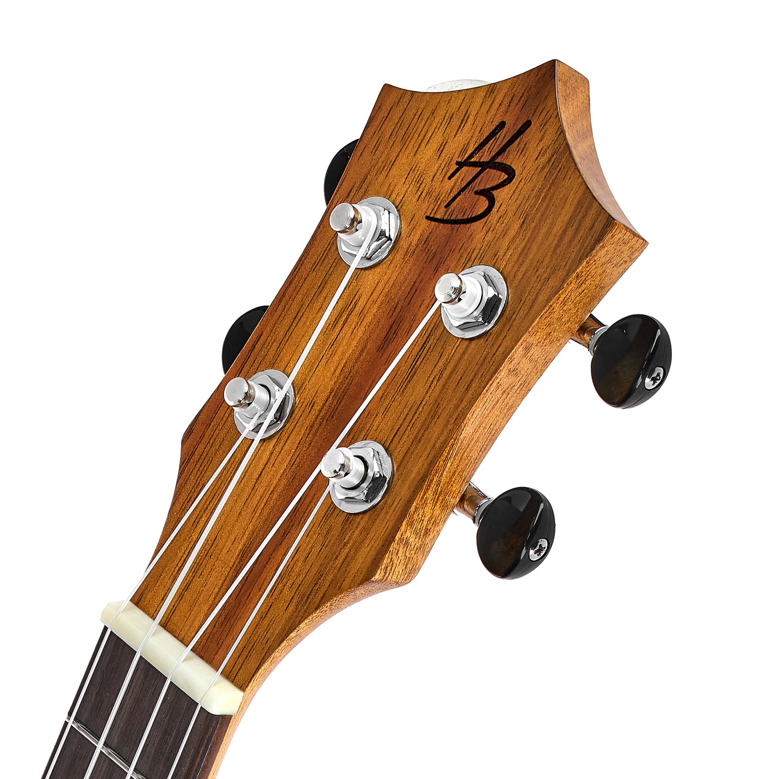 Kopfplatte der Harley Benton Hawaii Koa Concert Ukulele