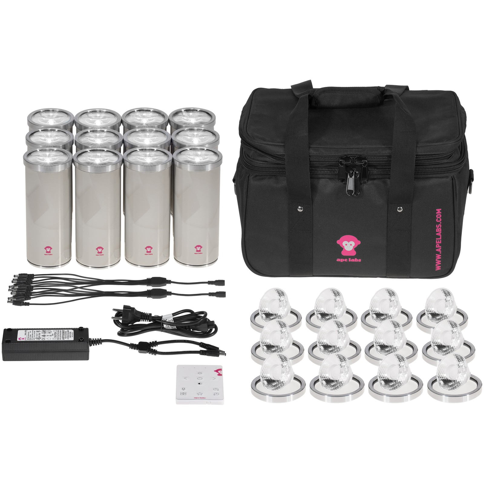 Akku LED Lampenset mit Case