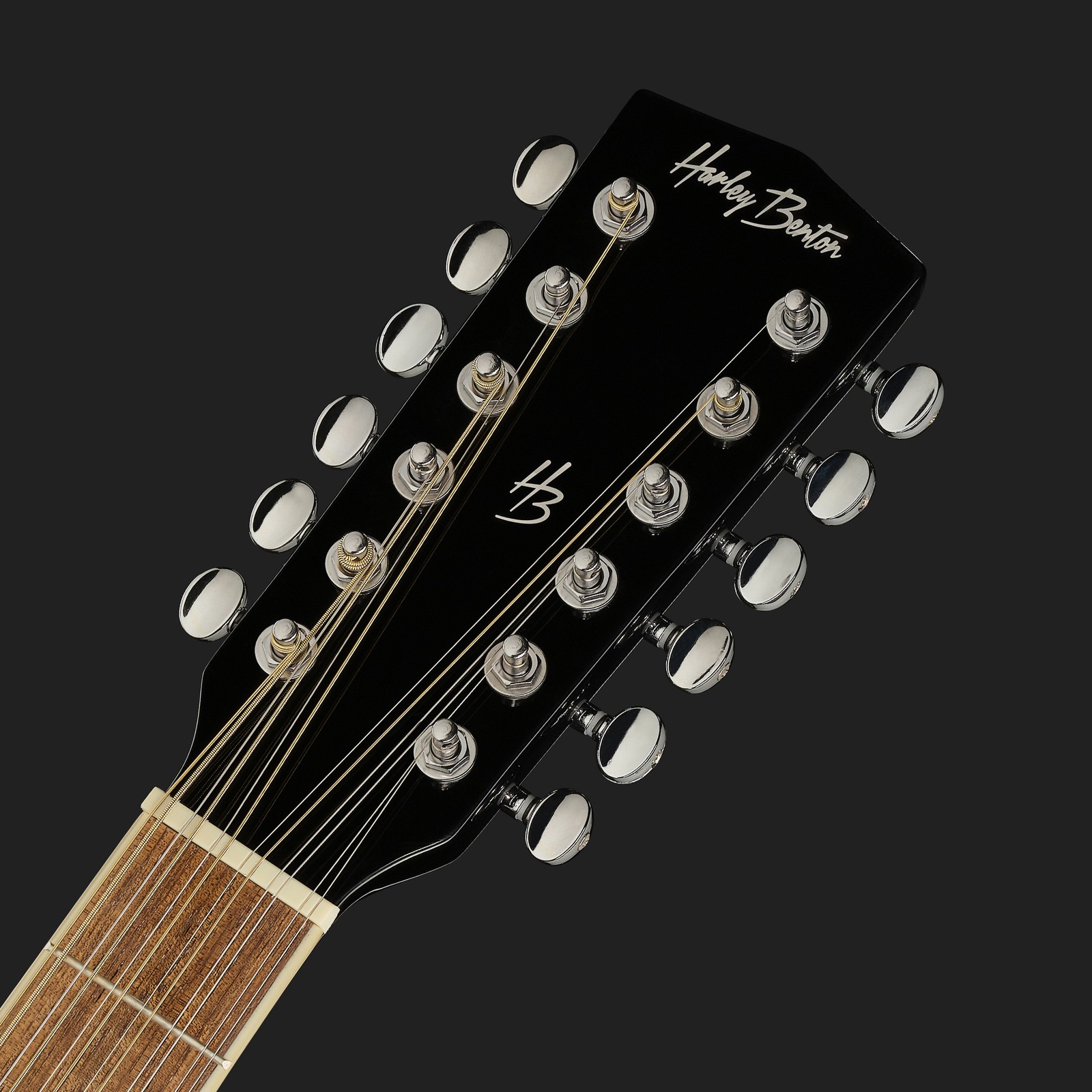 Harley Benton 12-string headstock