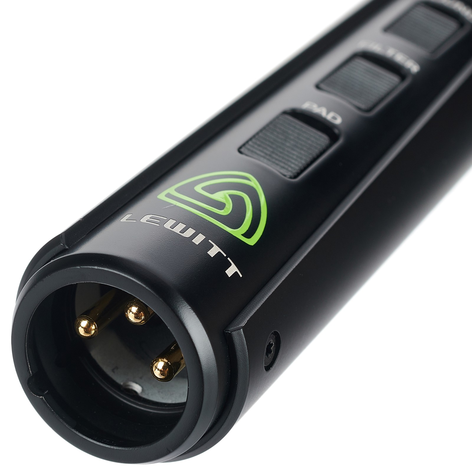 XLR output of the Lewitt LCT 140 AIR small-diaphragm condenser microphone