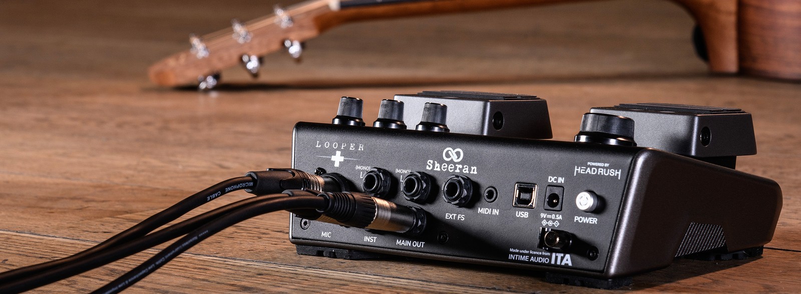 Rear panel of the Sheeran Loopers Looper +