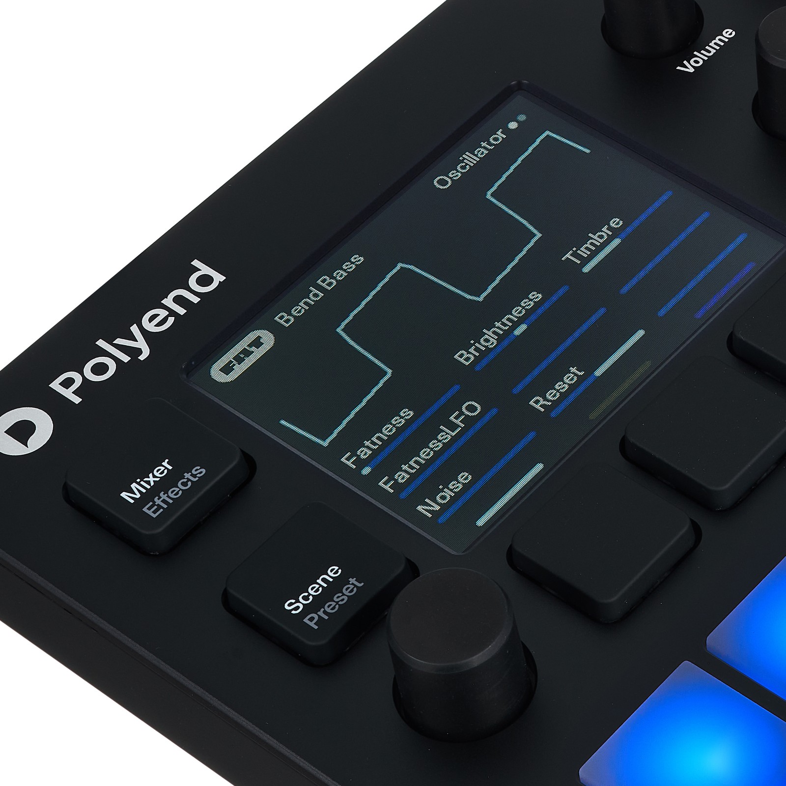 Display des Polyend Synth 