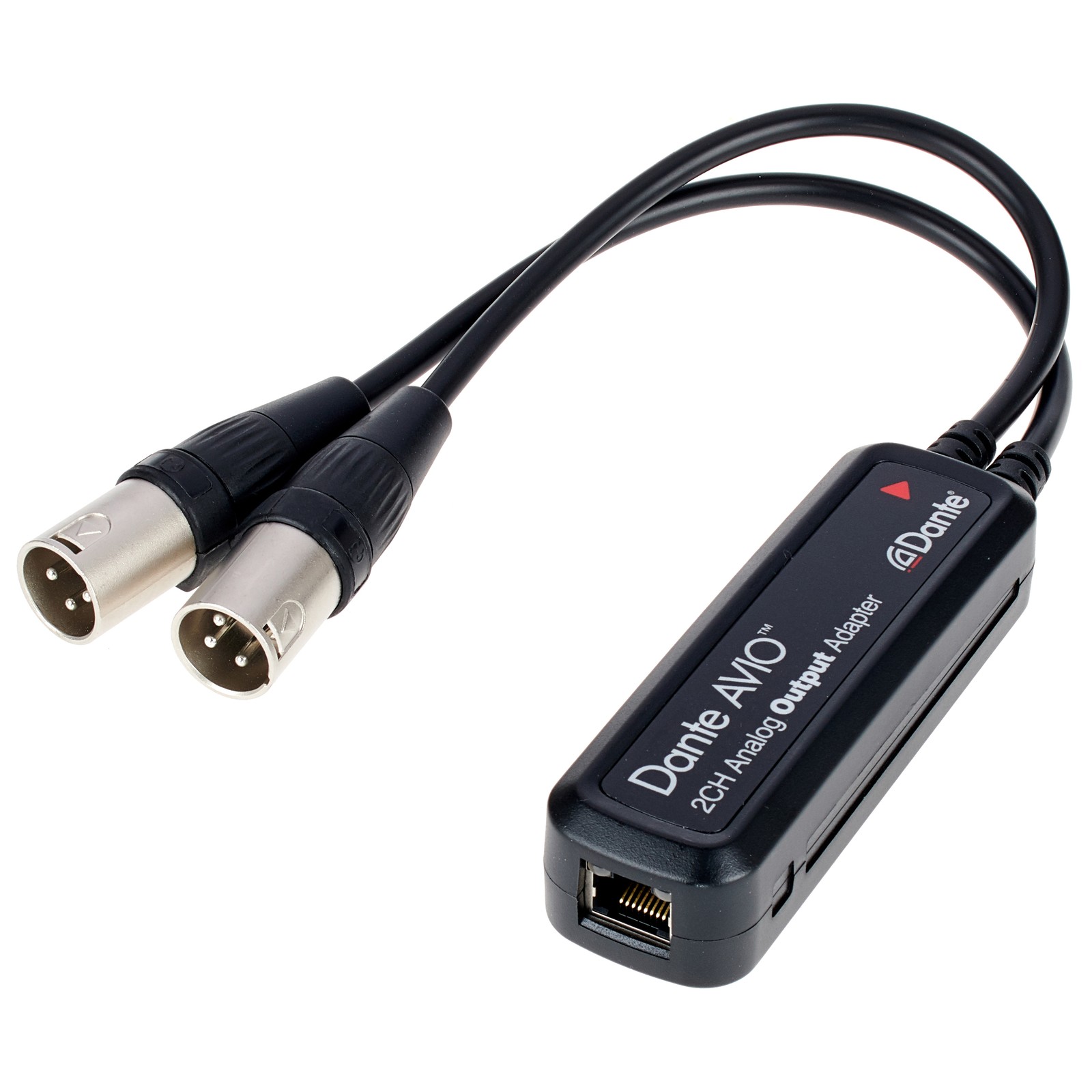 Dante AVIO Analog Output Adapter 0x2 interface