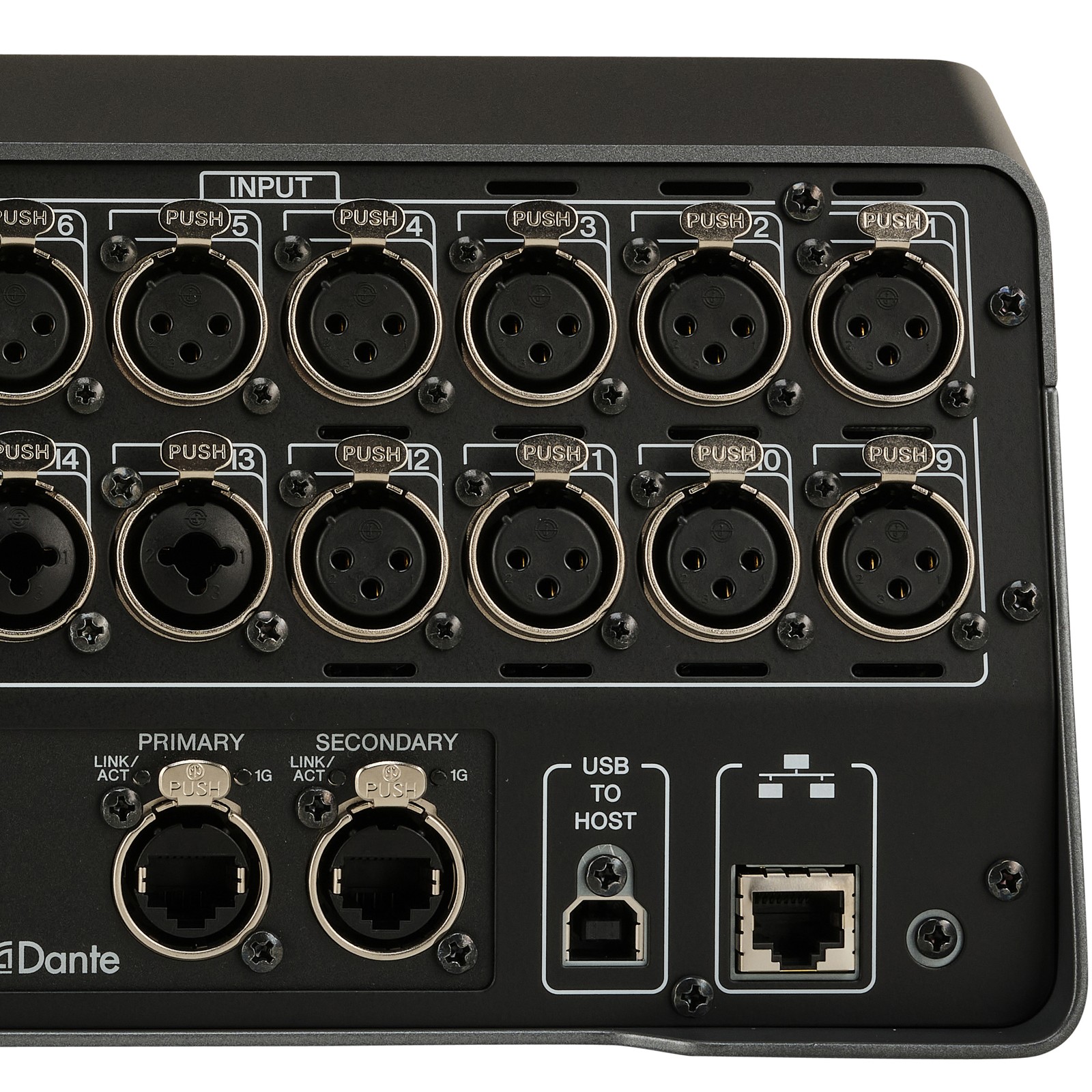 Ingressi mixer digitale a 16 canali Yamaha DM3