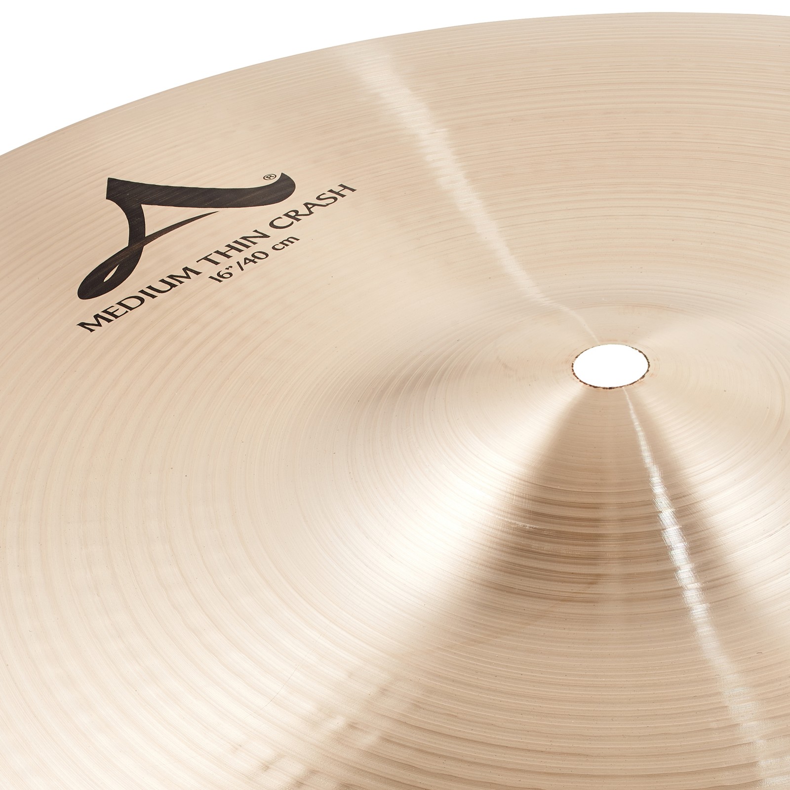 Oberfläche des Zildjian 16" A-Series Medium Thin Crash