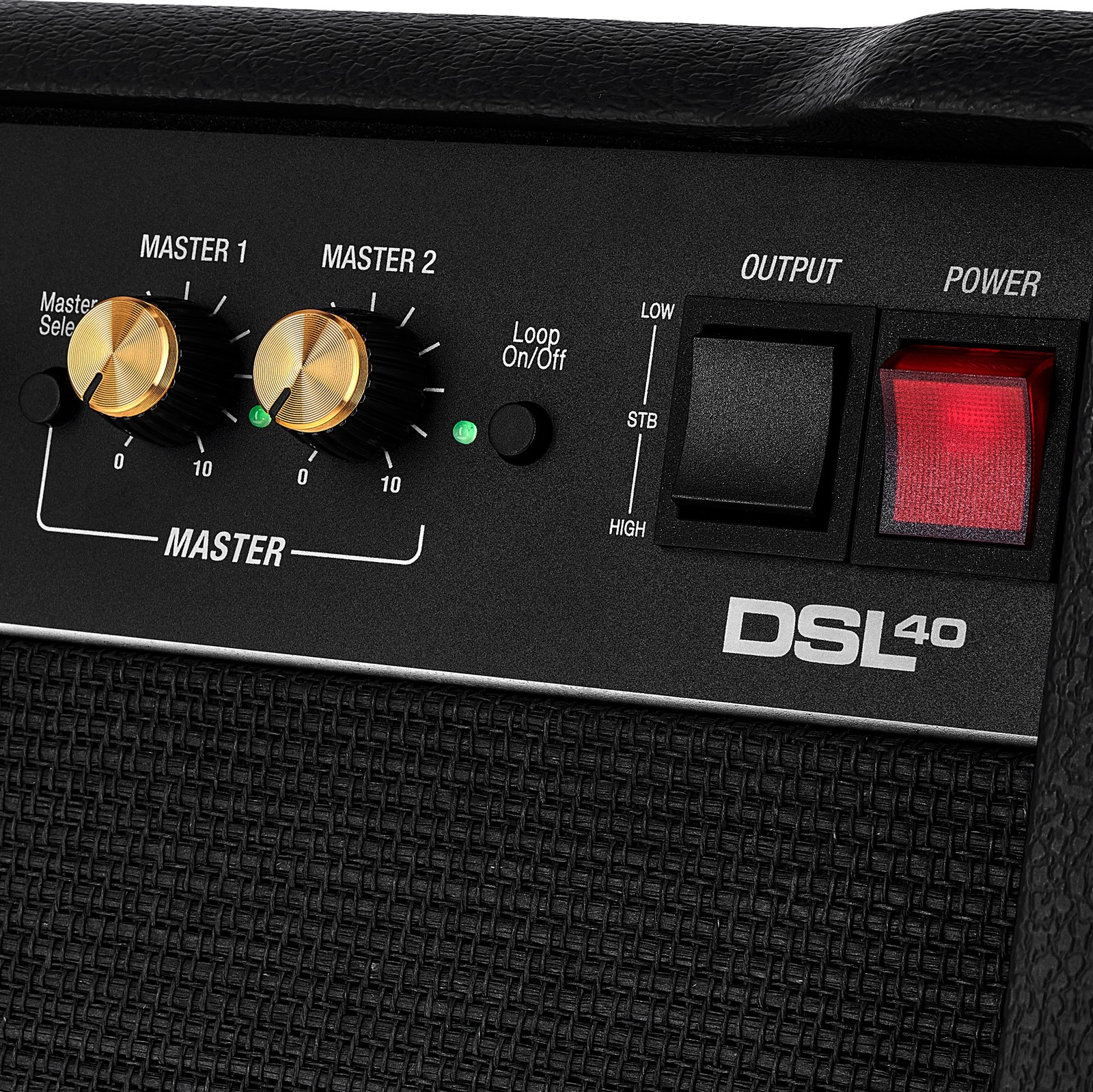 Schalter und Potis am Marshall DSL40CR BLK 