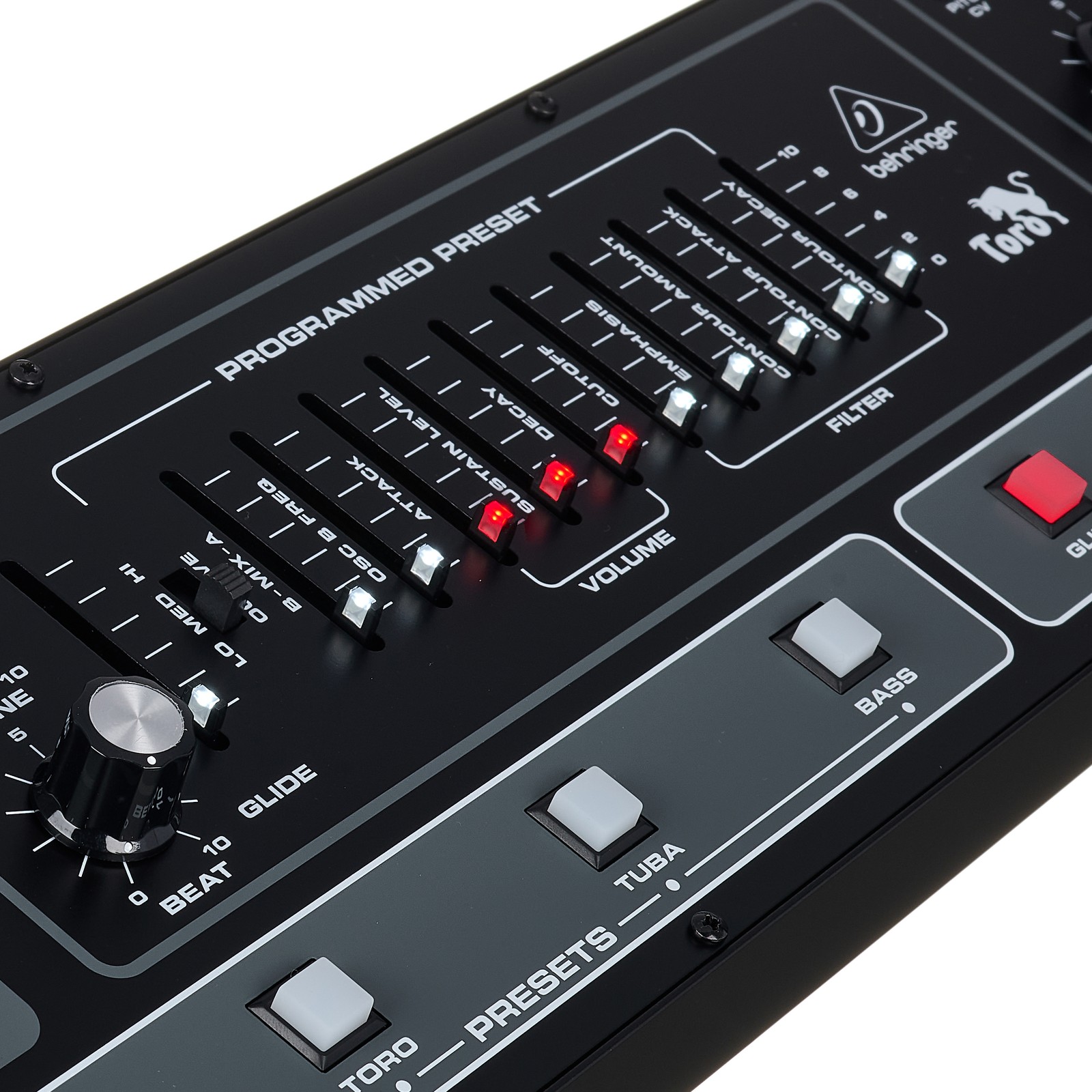 Behringer Toro Bass-Synthesizer Fader