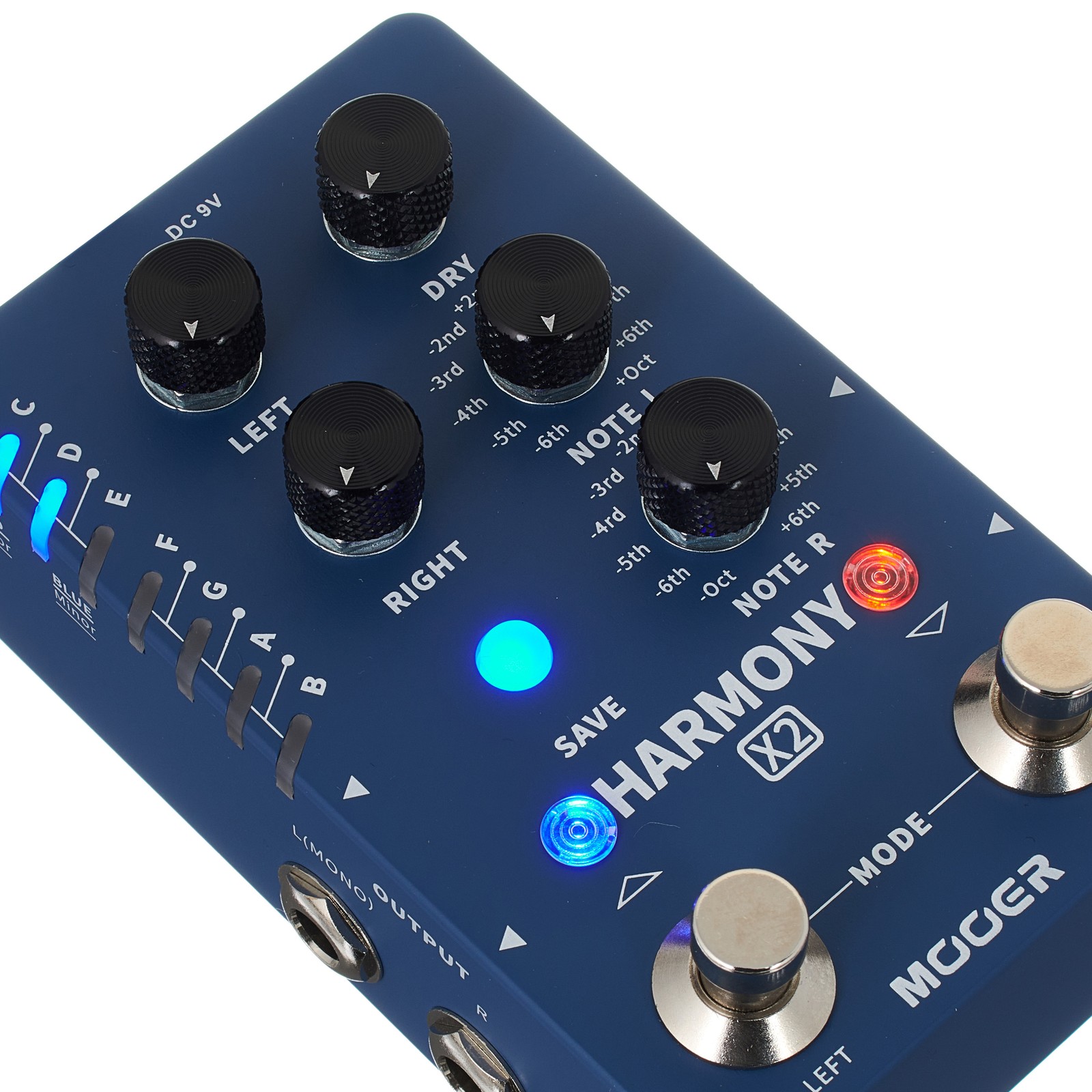 Mooer Harmony X2 effects pedal for electric guitars