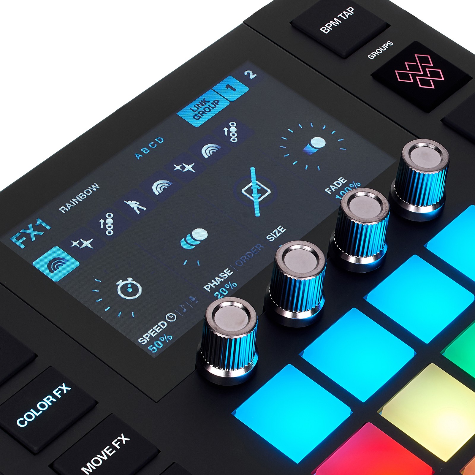 Display des Wolfmix W1 Mk3
