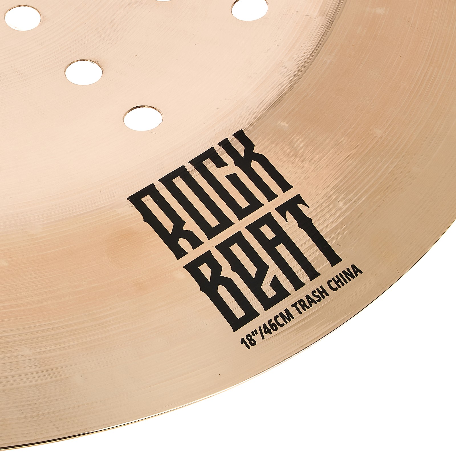 Zultan 18" Rock Beat Trash China Detail