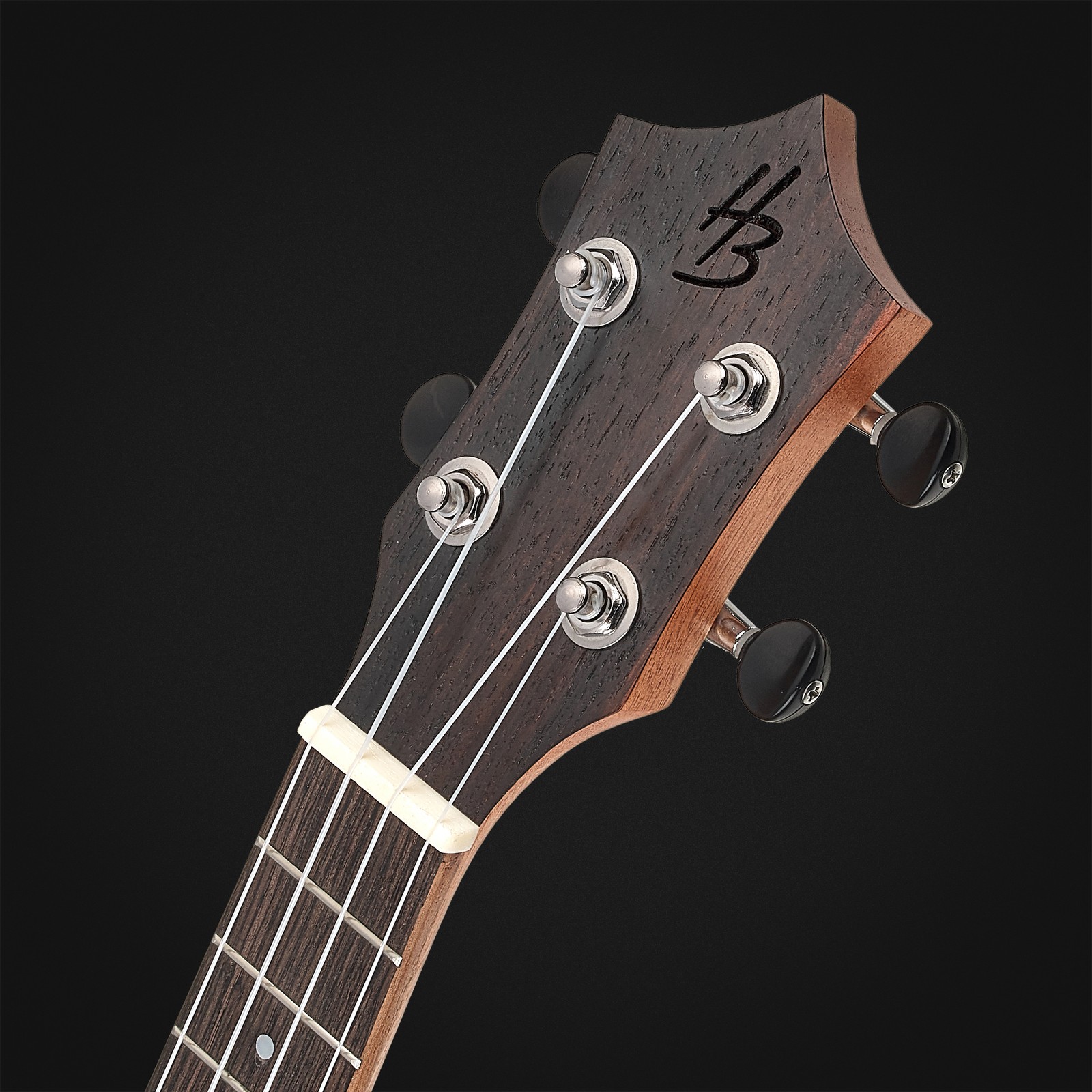 Kopfplatte der Harley Benton Hawaii Cedar Concert Ukulele