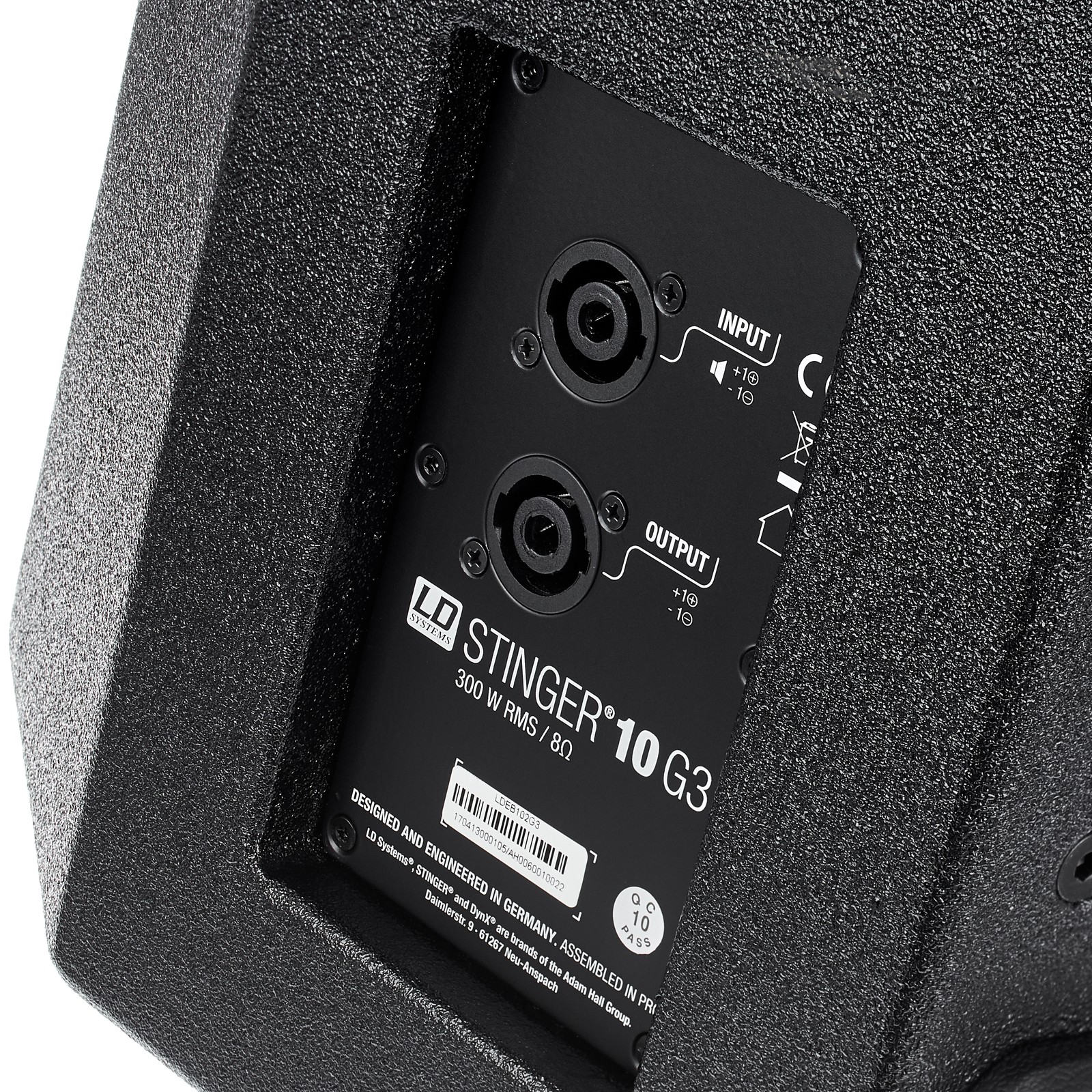 Rückseite des LD Systems Stinger 10 G3