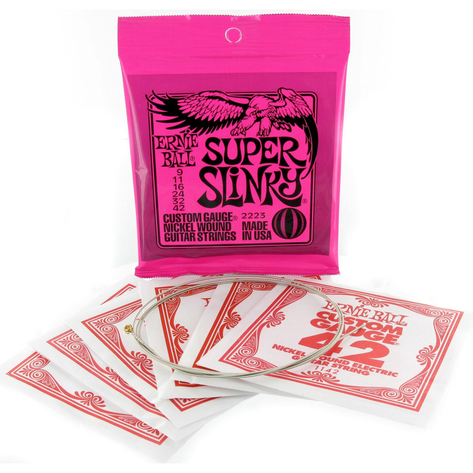 Ernie Ball Super Slinky 2223 Electric Guitar Strings