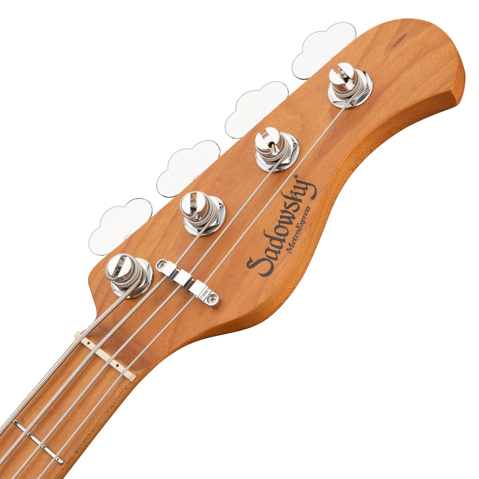Sadowsky MetroExpress 21 Hybrid PJ4 RM OBM, electric bass guitar, headstock