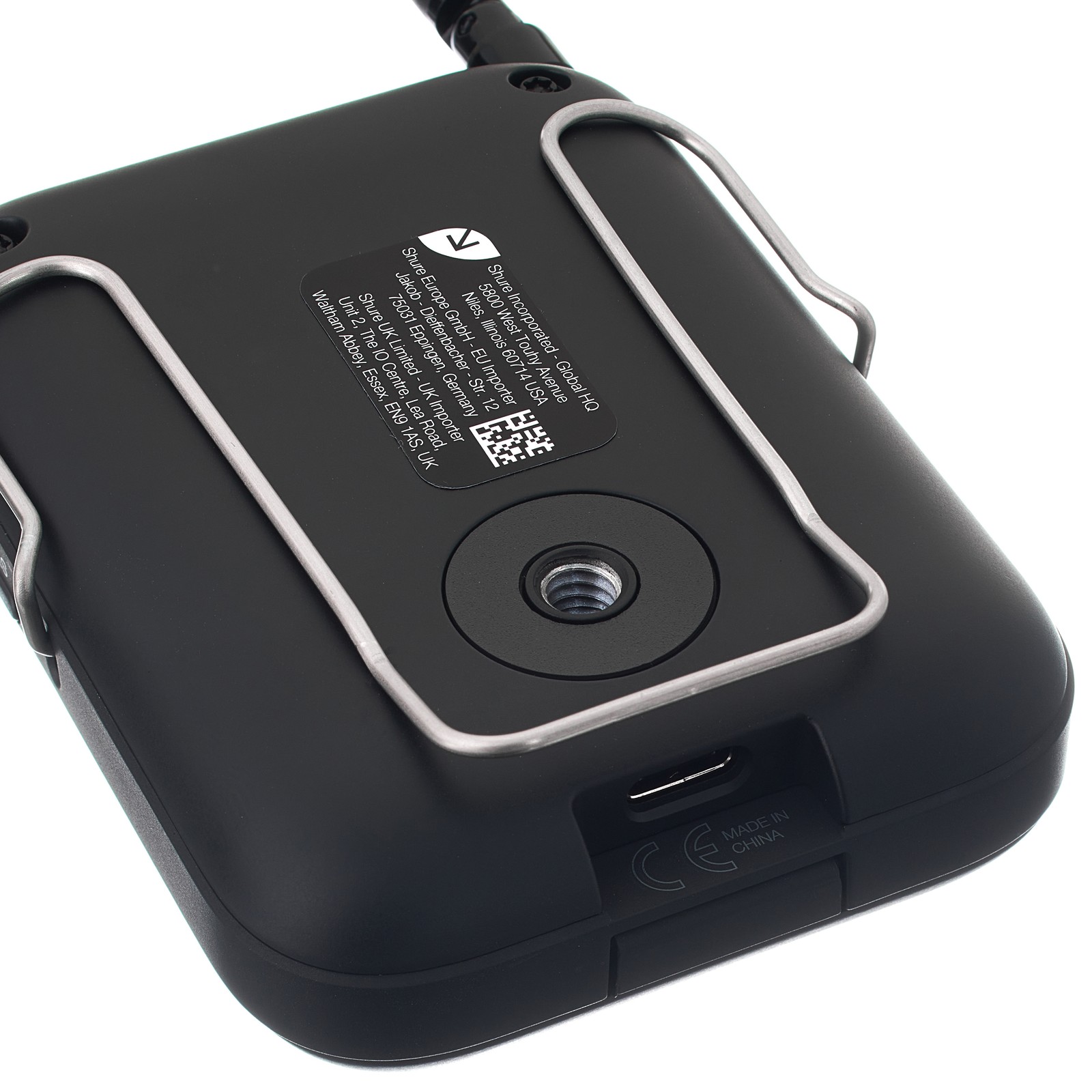 Rückseite des Shure SLXD5 Empfängers