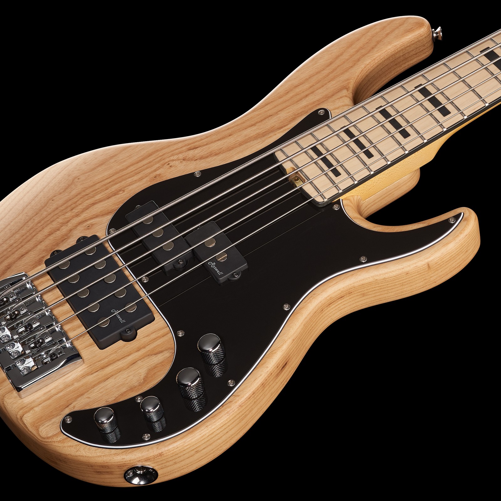 Korpus in Naturholz-Design des Harley Benton Enhanced MP-5MN Natural
