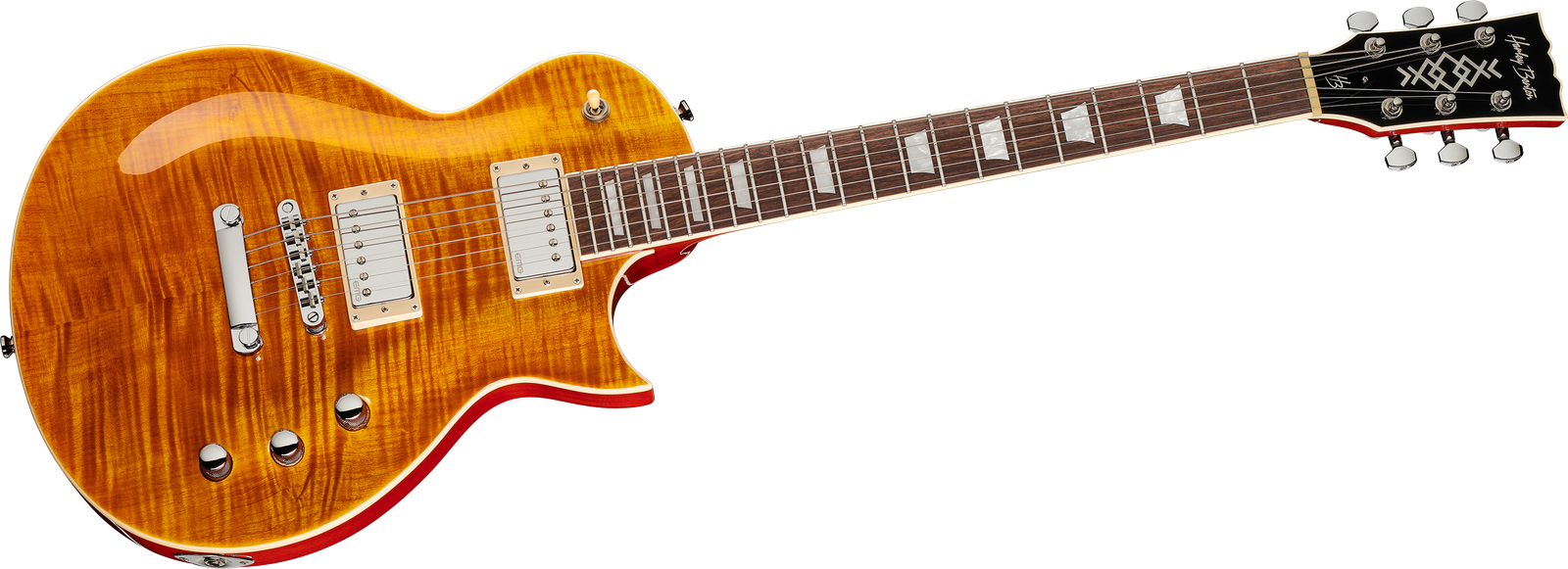 The Harley Benton SC-Custom Plus EMG TBF electric guitar