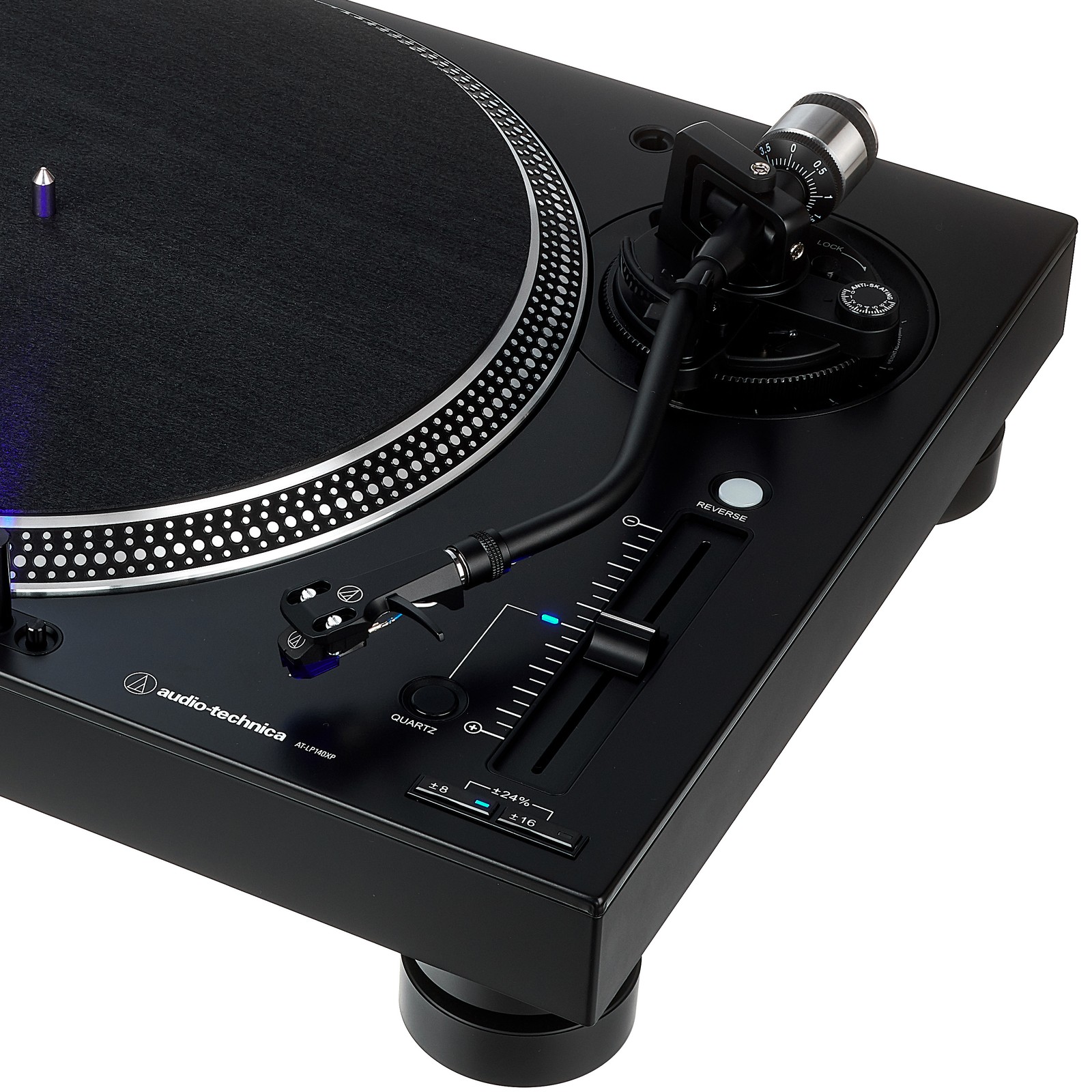 Tonarm mit Nadel des Audio-Technica AT-LP140XP Black 