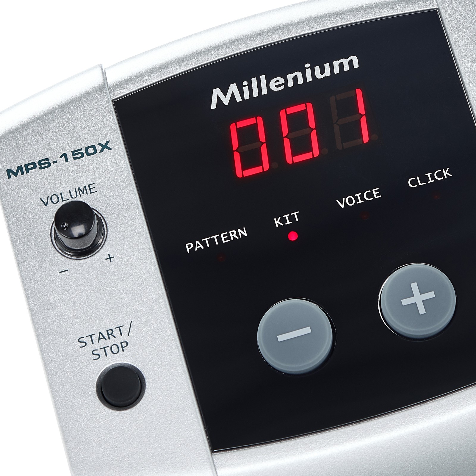 Millenium MPS-150X E-Drum Mesh Set sound module screen