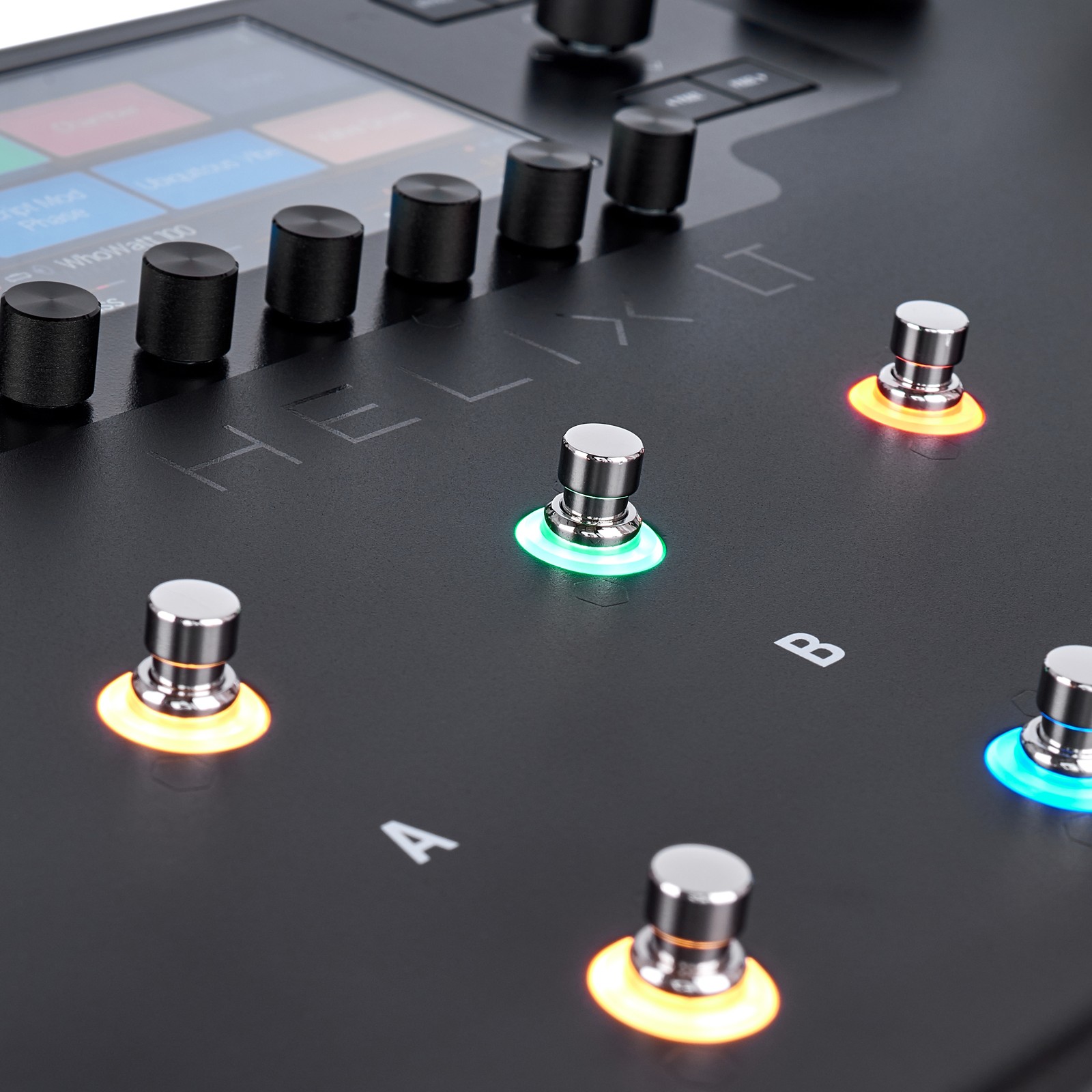 Footswitch of the Line6 Helix LT Guitar Processor