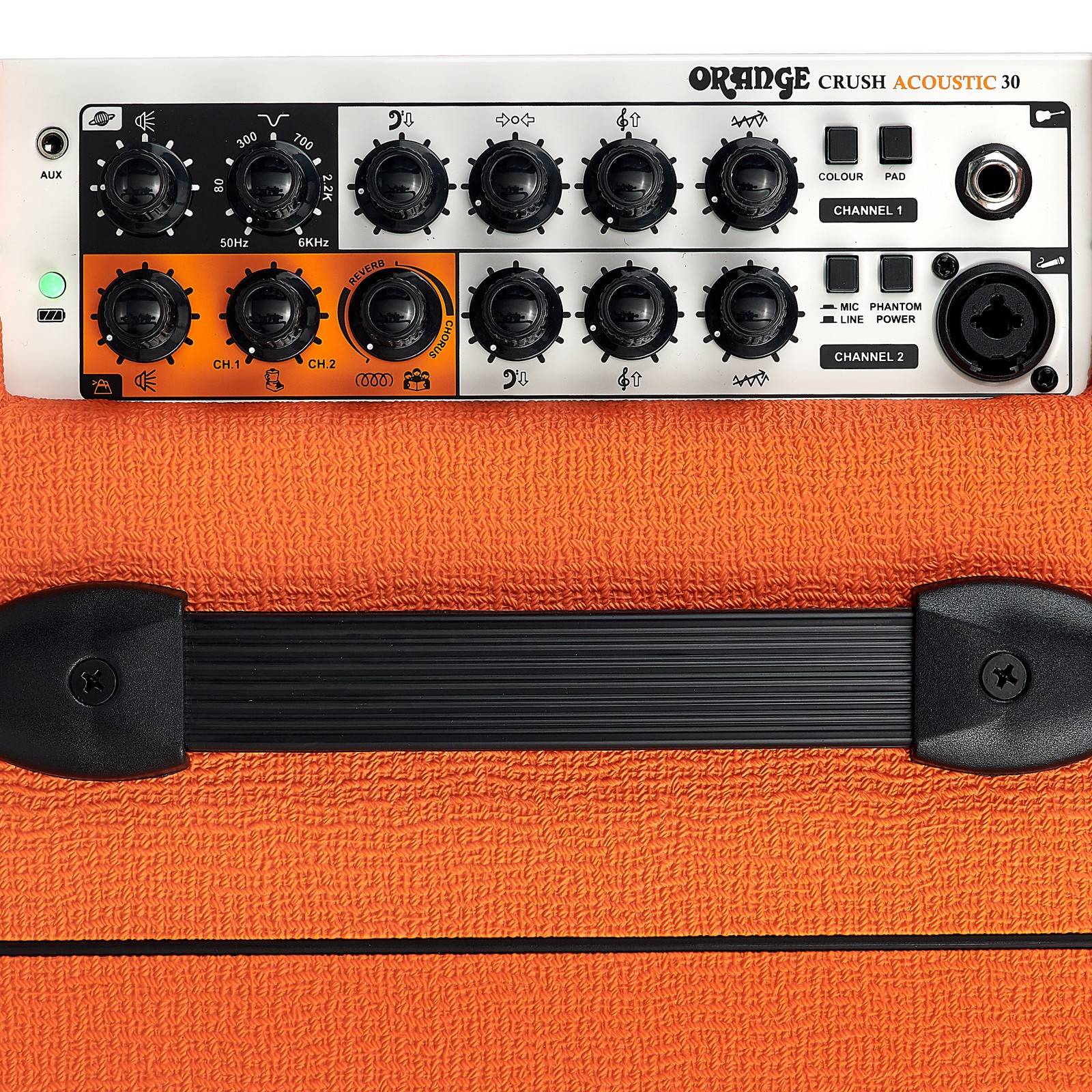 Orange Crush Acoustic 30 Orange Gitarrenamp Oberseite