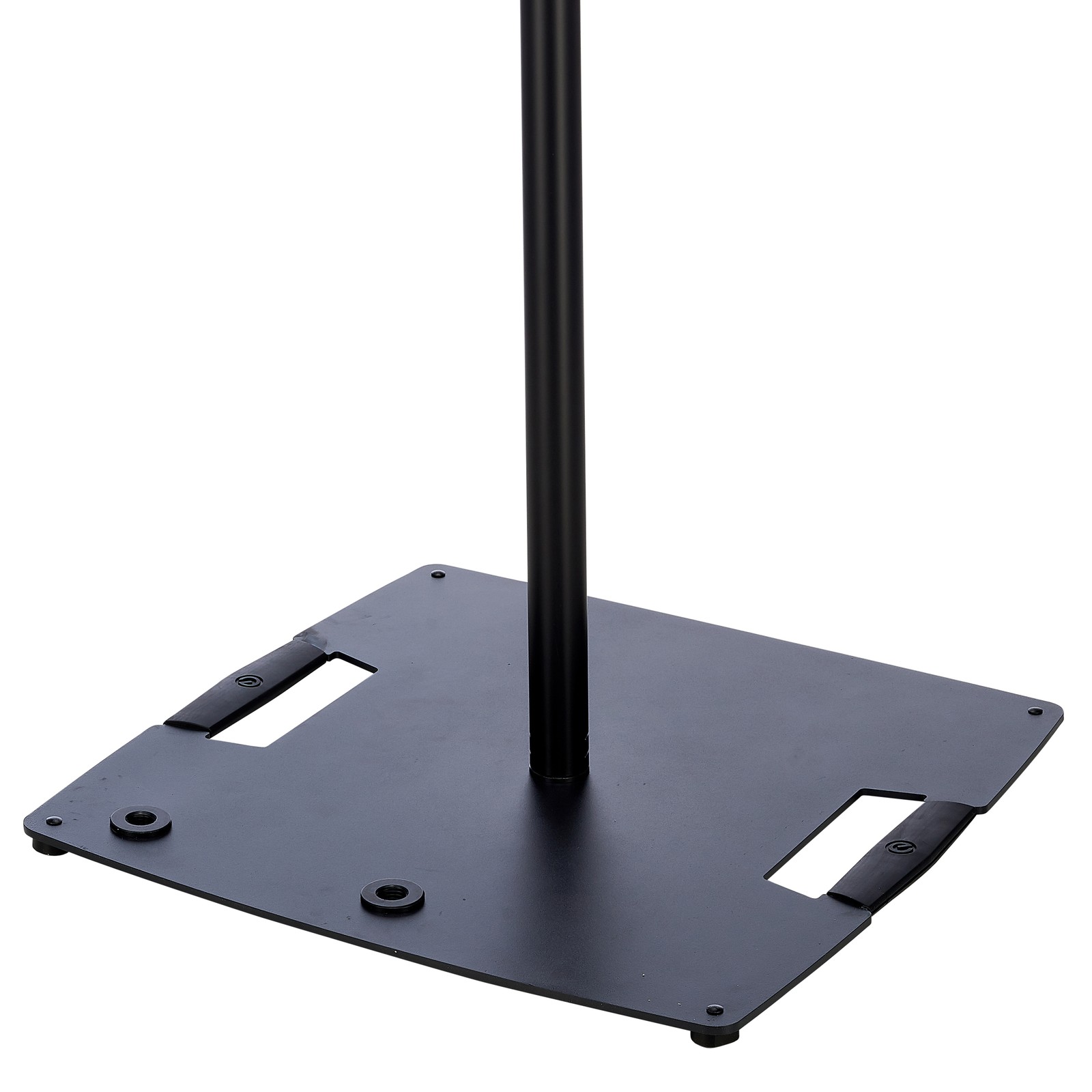 Heavy square steel base of the Gravity LS 431 B