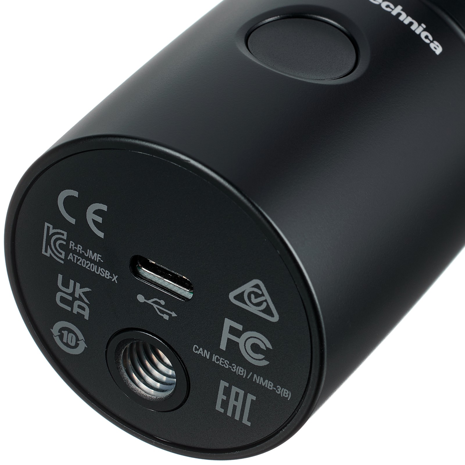 USB-Anschluss des Audio Technica AT2020USB-X Mikrofons