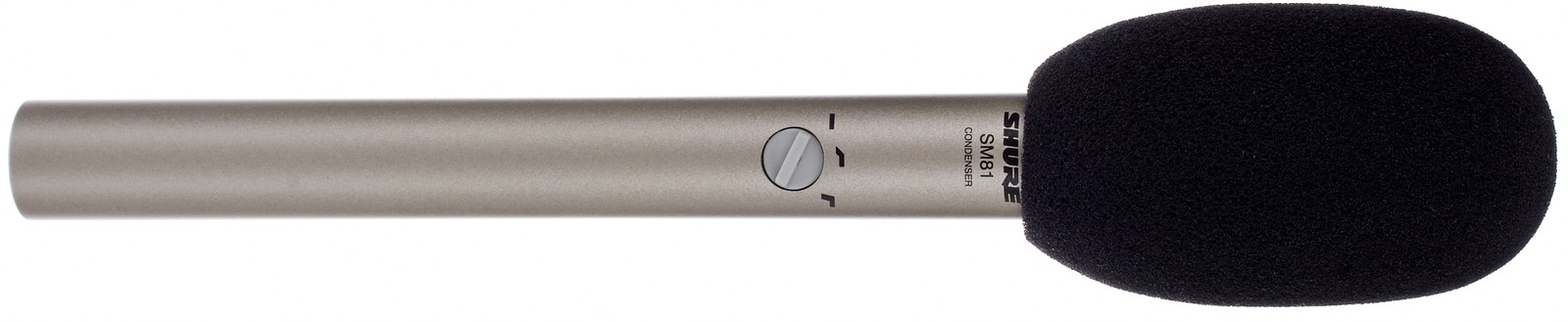 Shure SM81 small diaphragm condenser microphone for the studio