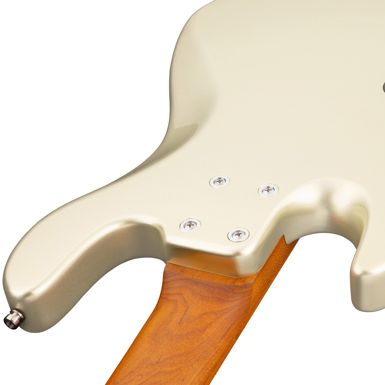Roasted maple neck, Sadowsky MetroExpress 21 Vintage M5 Maple Champagne, five-string electric bass