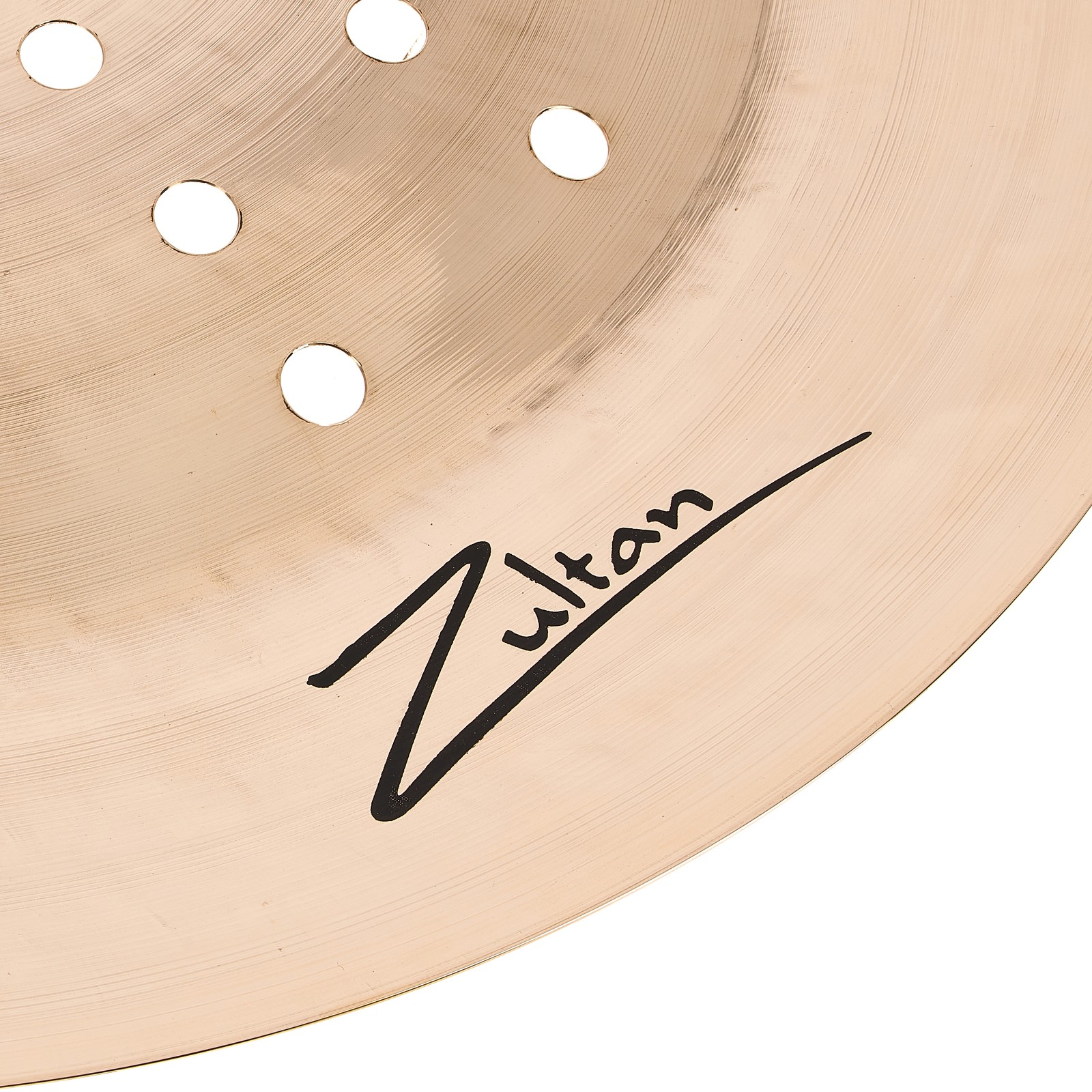 Zultan 18" Rock Beat Trash China Detail Logo
