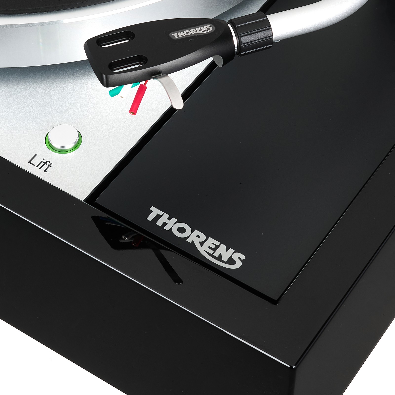 Thorens Logo am TD 1601 TP 160 black Plattenspieler
