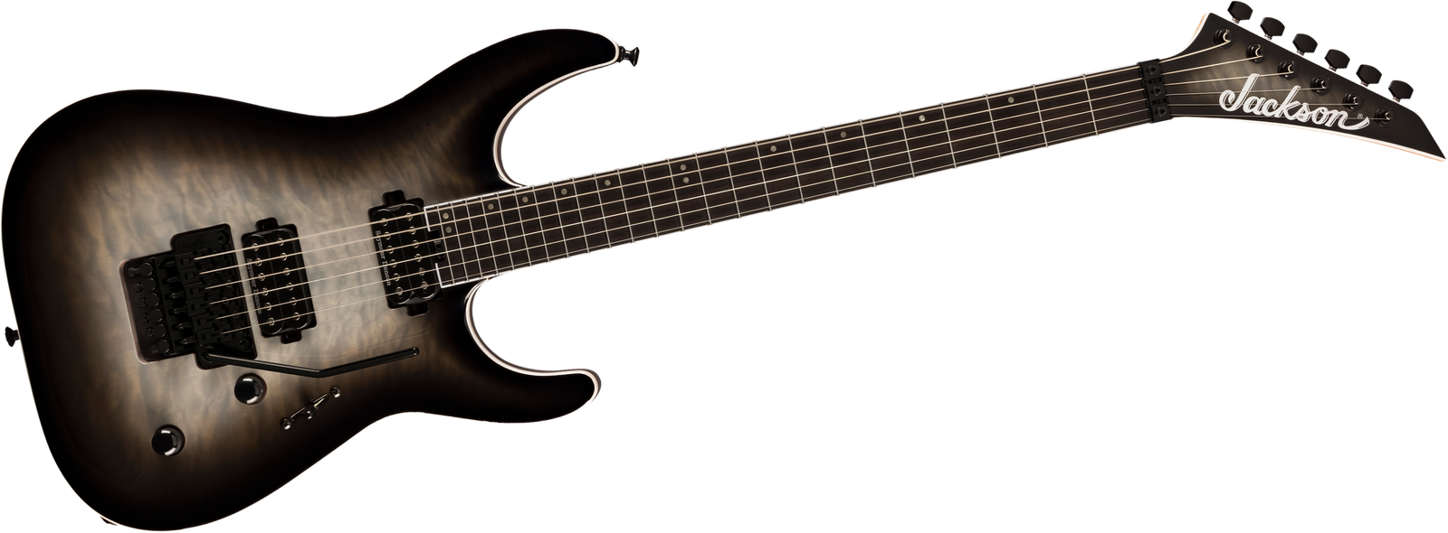 Metal E-Gitarre Jackson Pro Plus SRS DINKY DKAQ GB Frontansicht